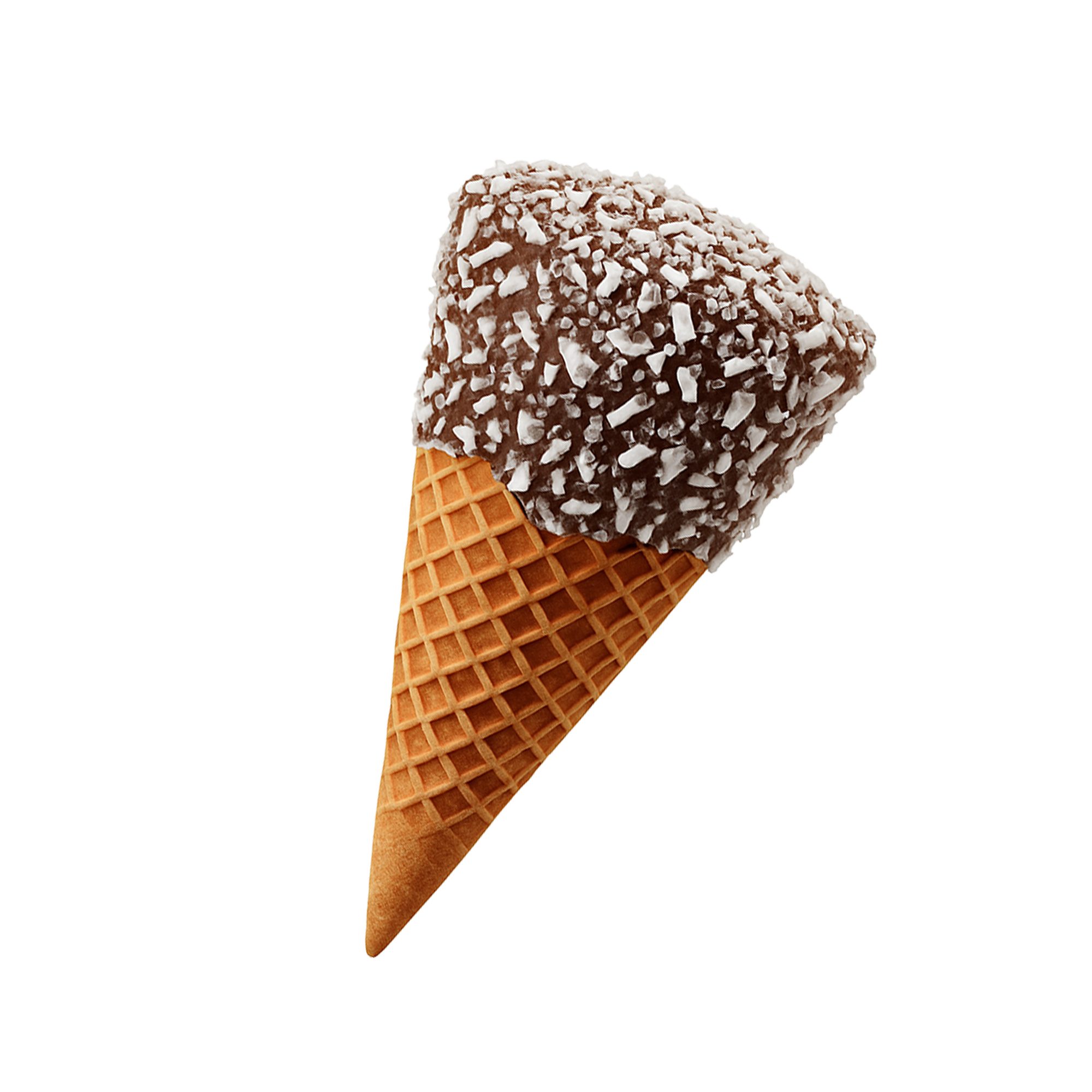 100mg Coconut Flakes + Milk Chocolate Waffle Cones – D8 & THCP (1,200mg)