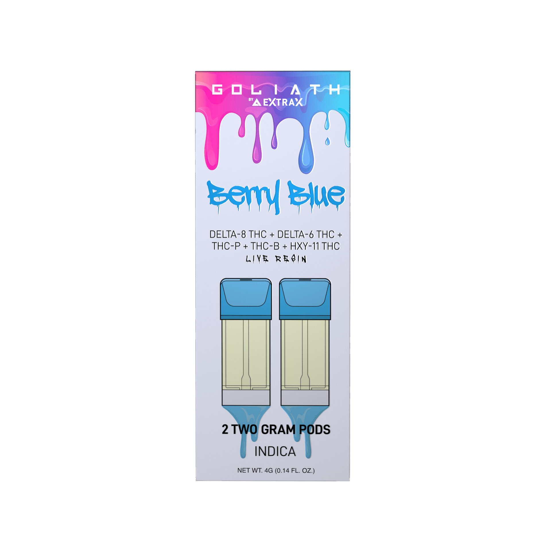 11 HXY THC Vape Pods 2 Gram (2-Pack) – Delta Extrax