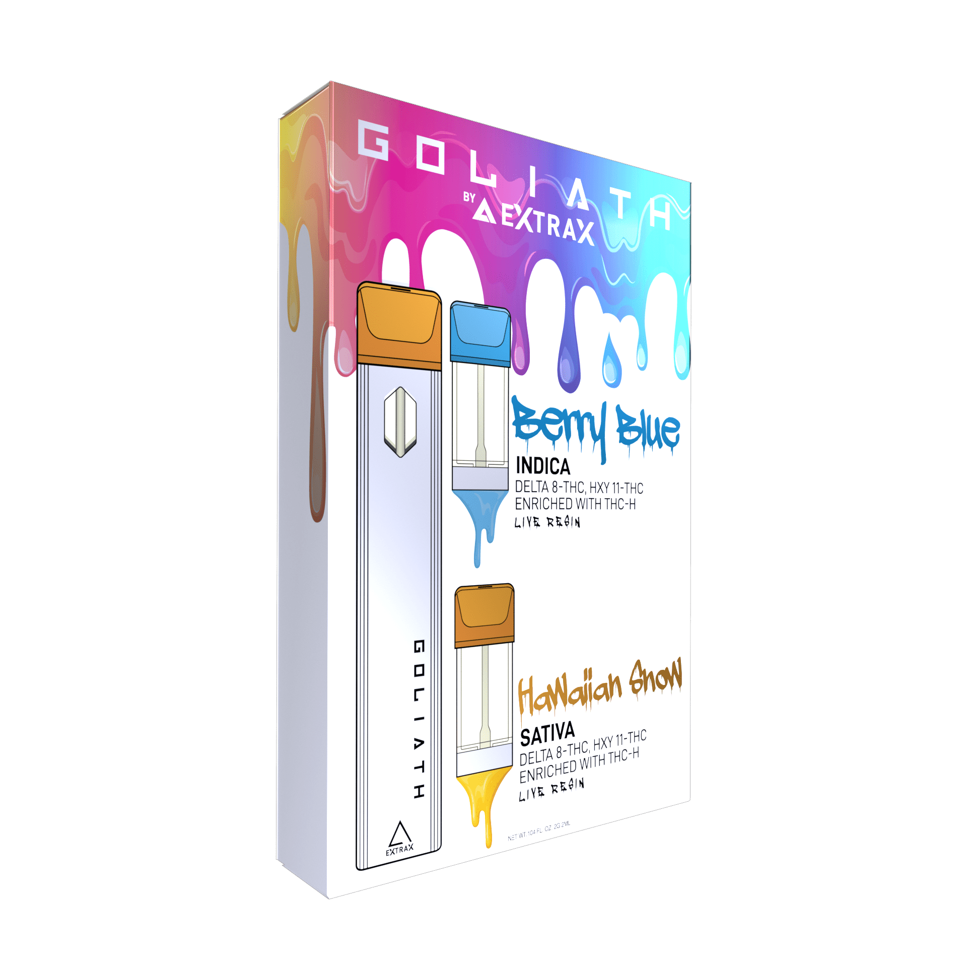 11 HXY THC Vape Pods Kit (2 Pack) – Delta Extrax