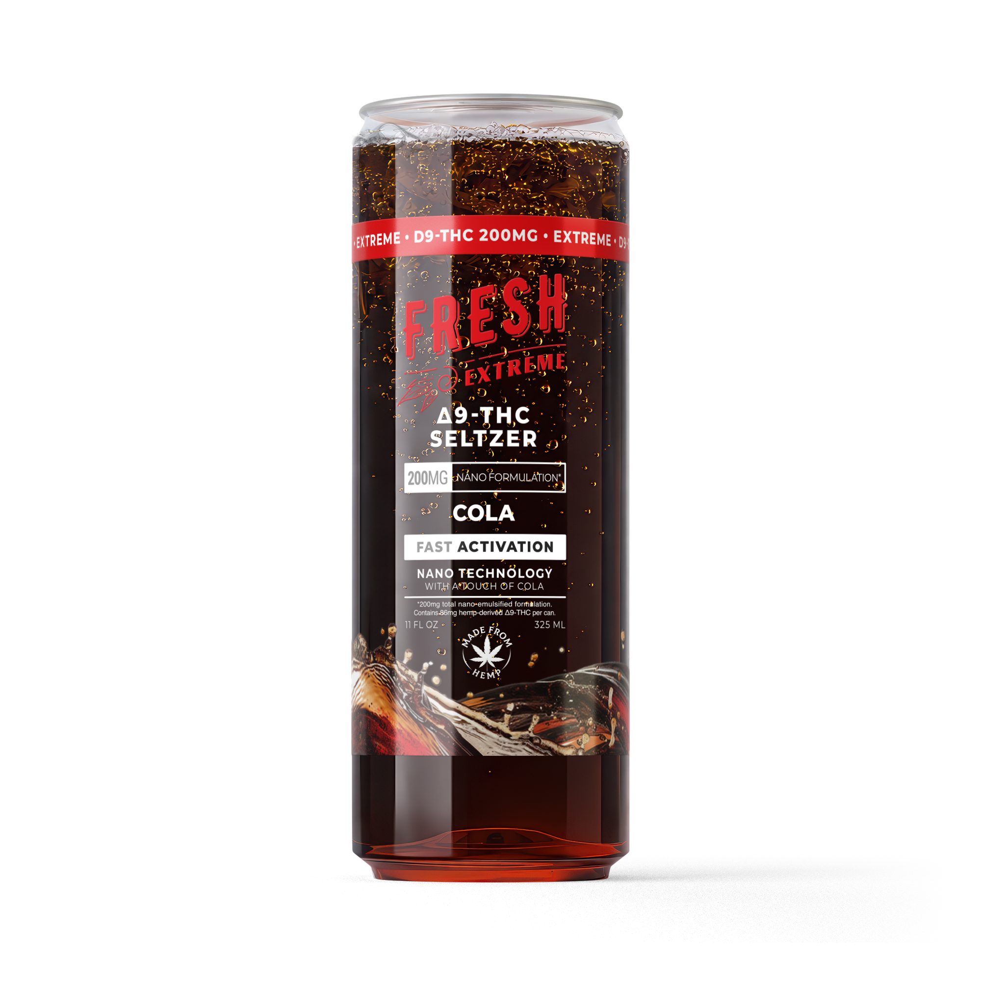200mg Cola THC Seltzer – D9 Nano – Fresh