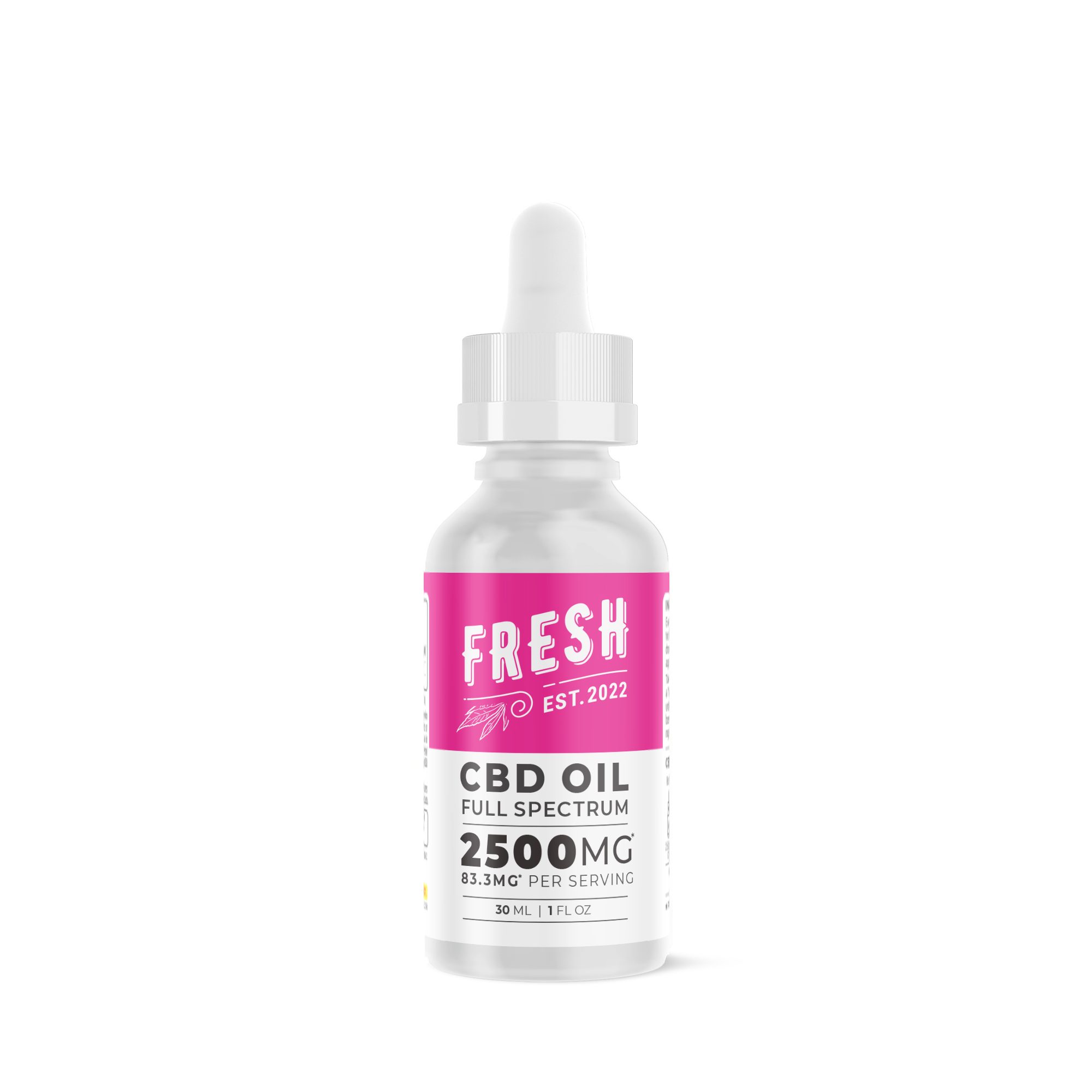 2,500mg Full Spectrum CBD Oil – Fresh