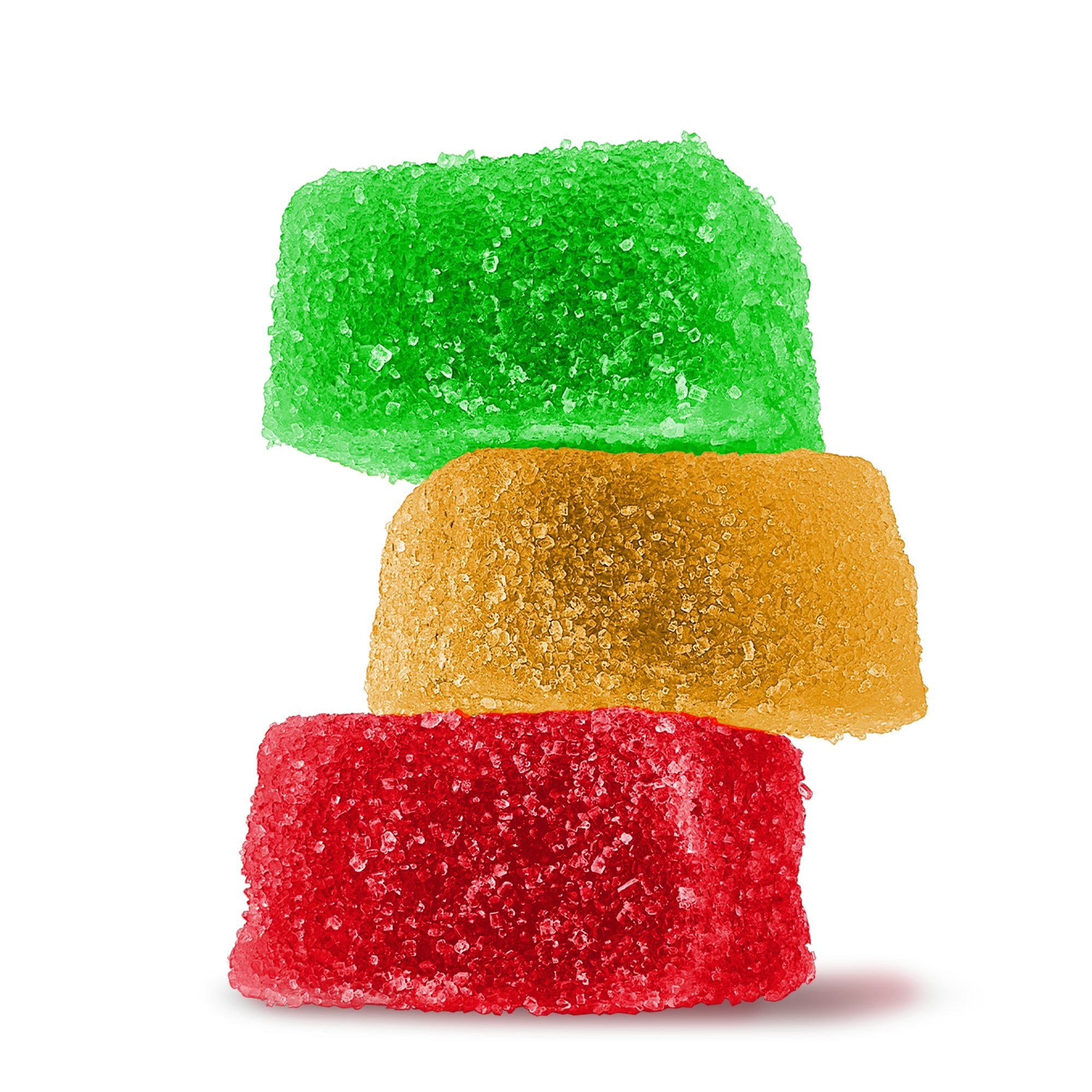 25mg D8 & D10 Gummies – Fruity Mix – Hyper (750mg)