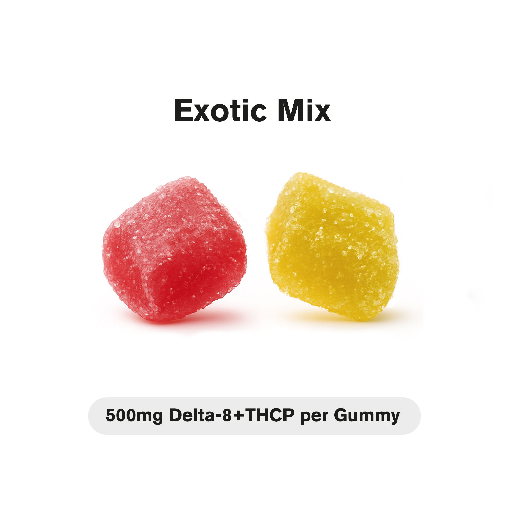 500mg D8 & THCP Gummies – Exotic Mix – Stunn’d (1,000mg)