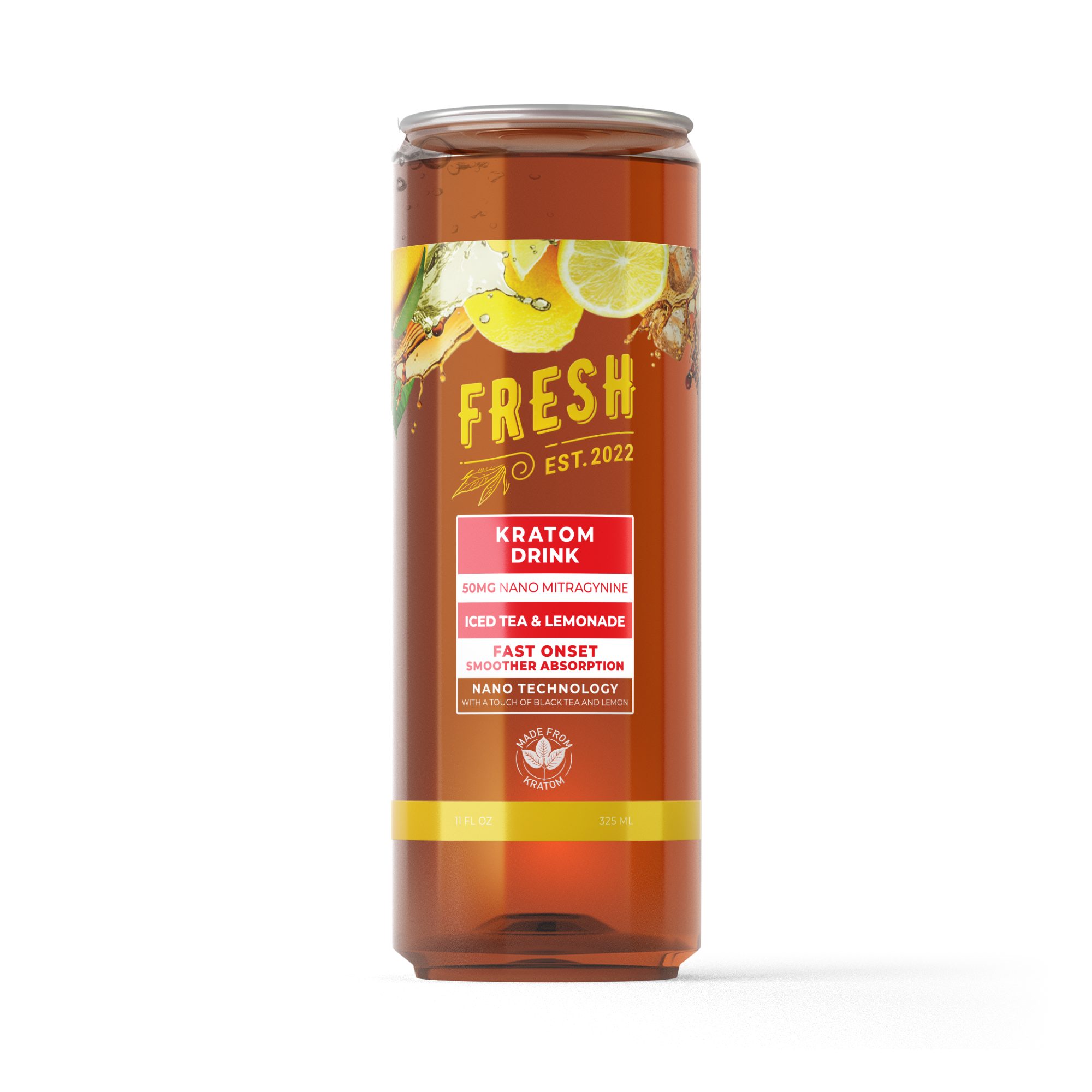 50mg Kratom Nano Iced Tea – Iced Tea & Lemonade – Fresh