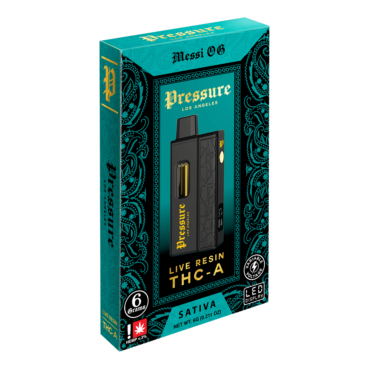 6 Gram THCA Disposable Vape – Pressure