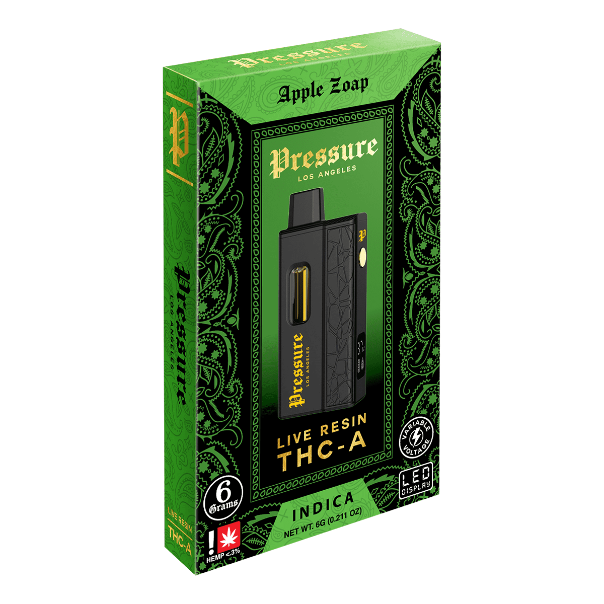 6 Gram THCA Disposable Vape – Pressure