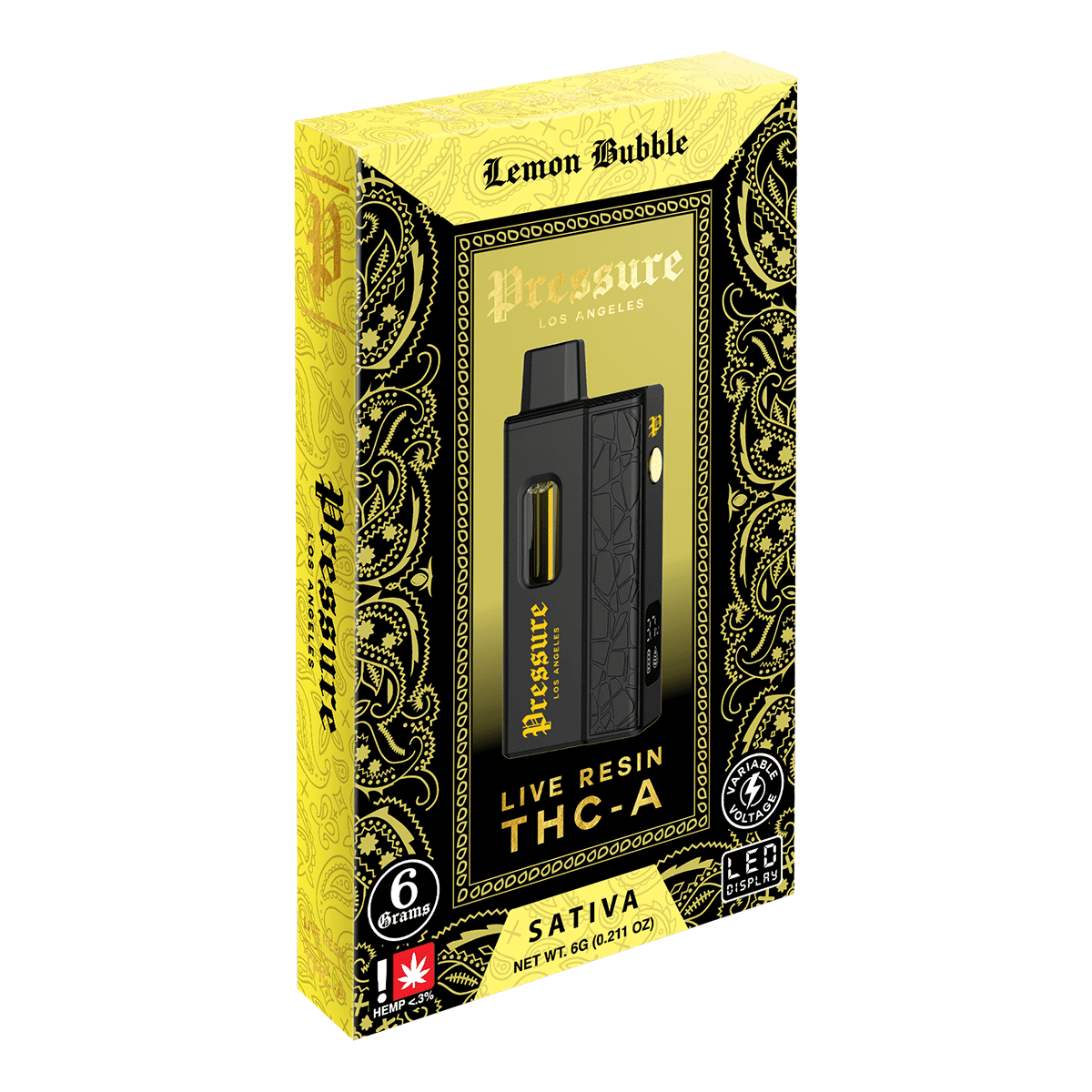 6 Gram THCA Disposable Vape – Pressure