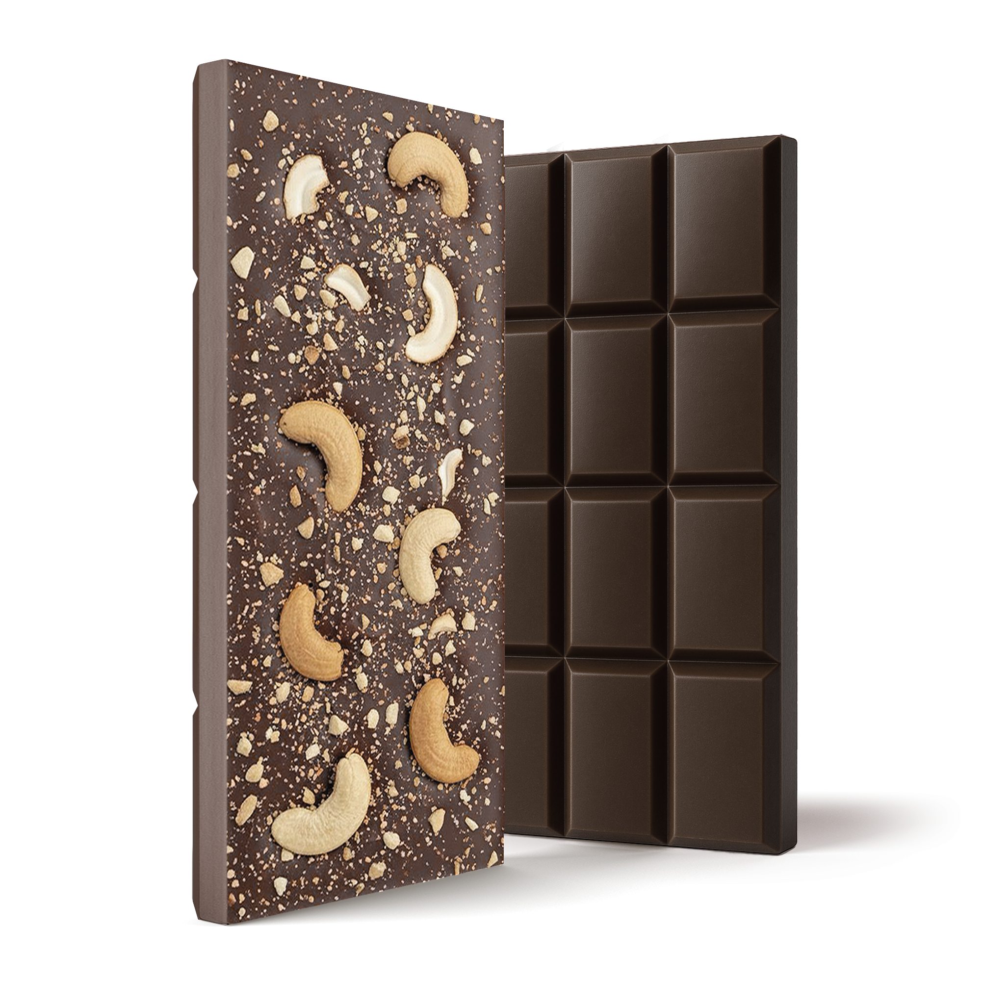 600mg Dark Chocolate & Cashews Bar – Delta 8 – Chill Plus