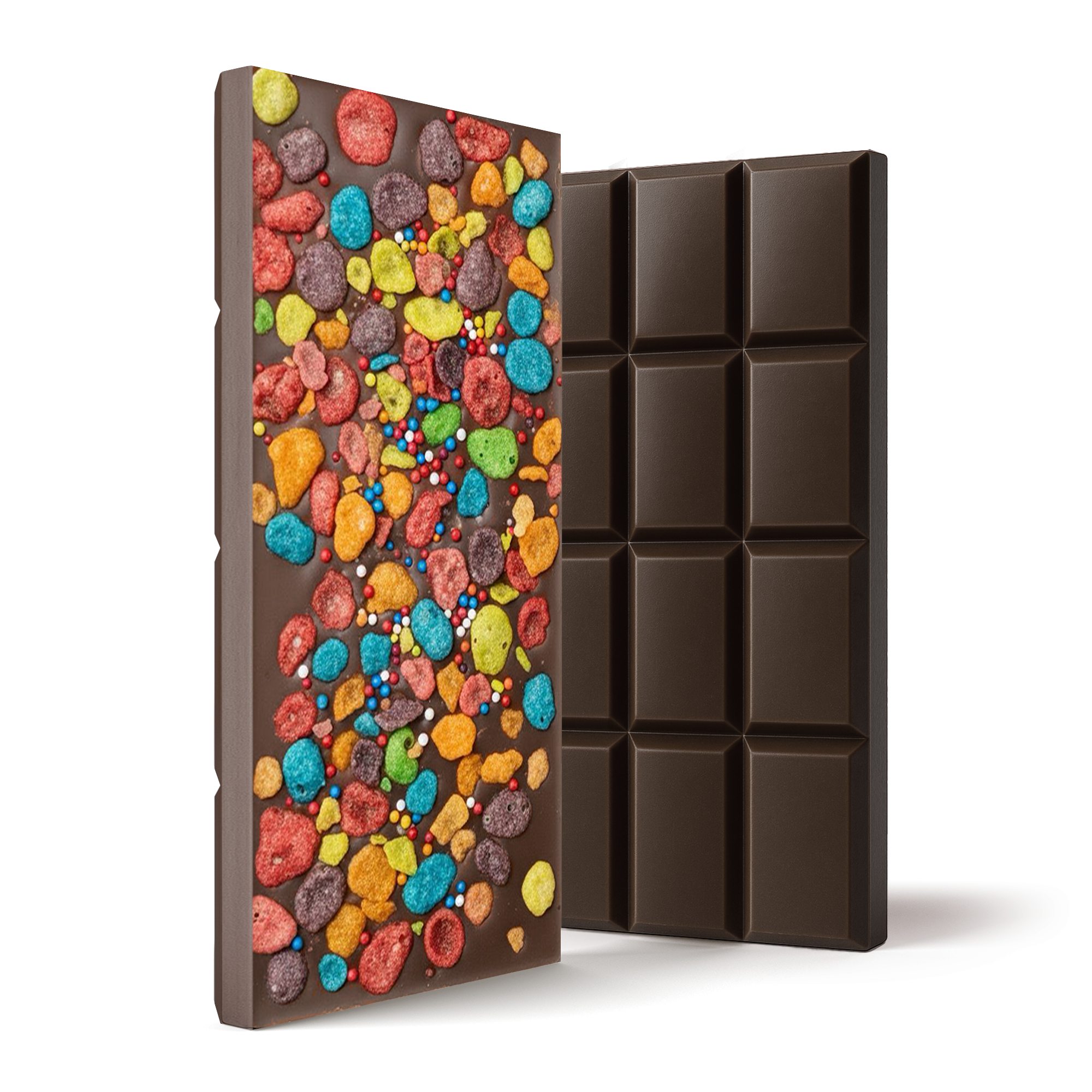 600mg Dark Chocolate with Cereal & Sprinkles Bar – Delta 8 – Chill Plus