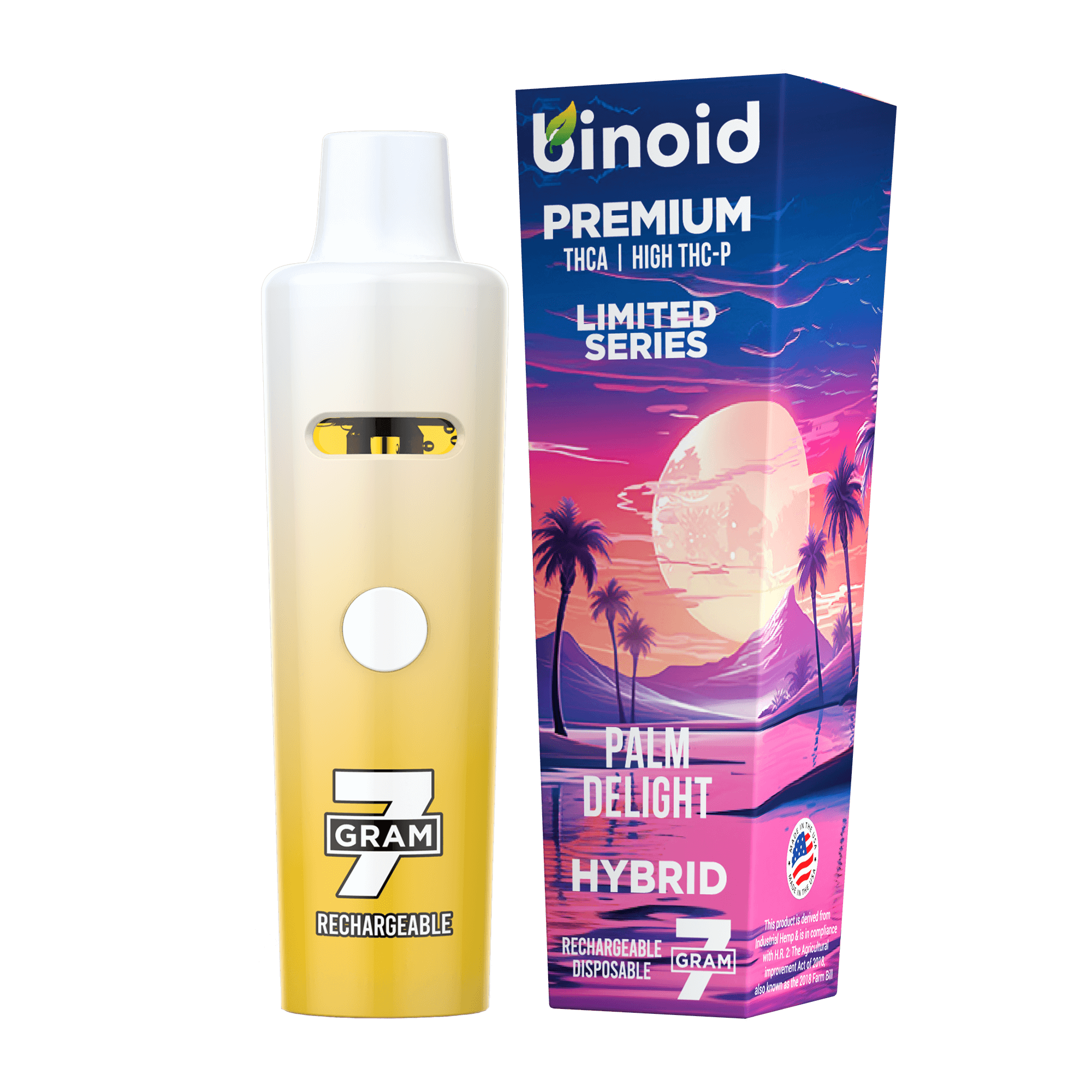 7 Gram THCA + High THC-P Disposable Vape – Limited Series