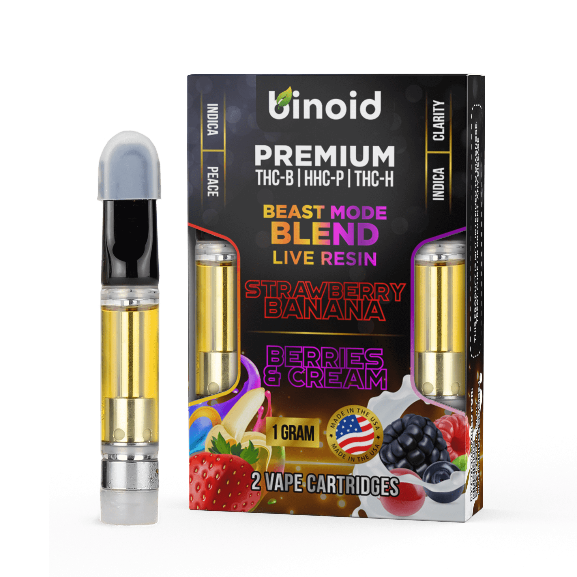 Beast Mode Blend Live Resin Cartridge – 2 Pack Combo (Limited Time Sale)