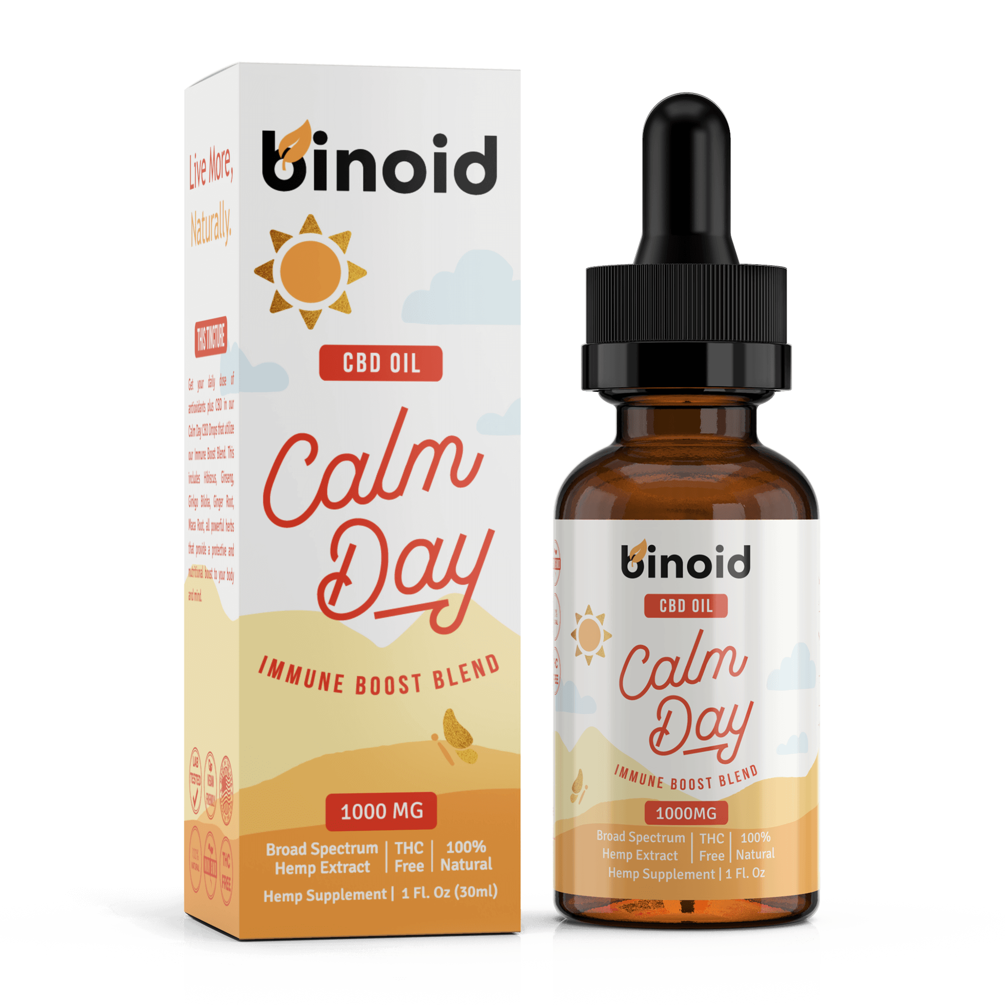 Binoid Calm Day CBD Oil – Immune Boost