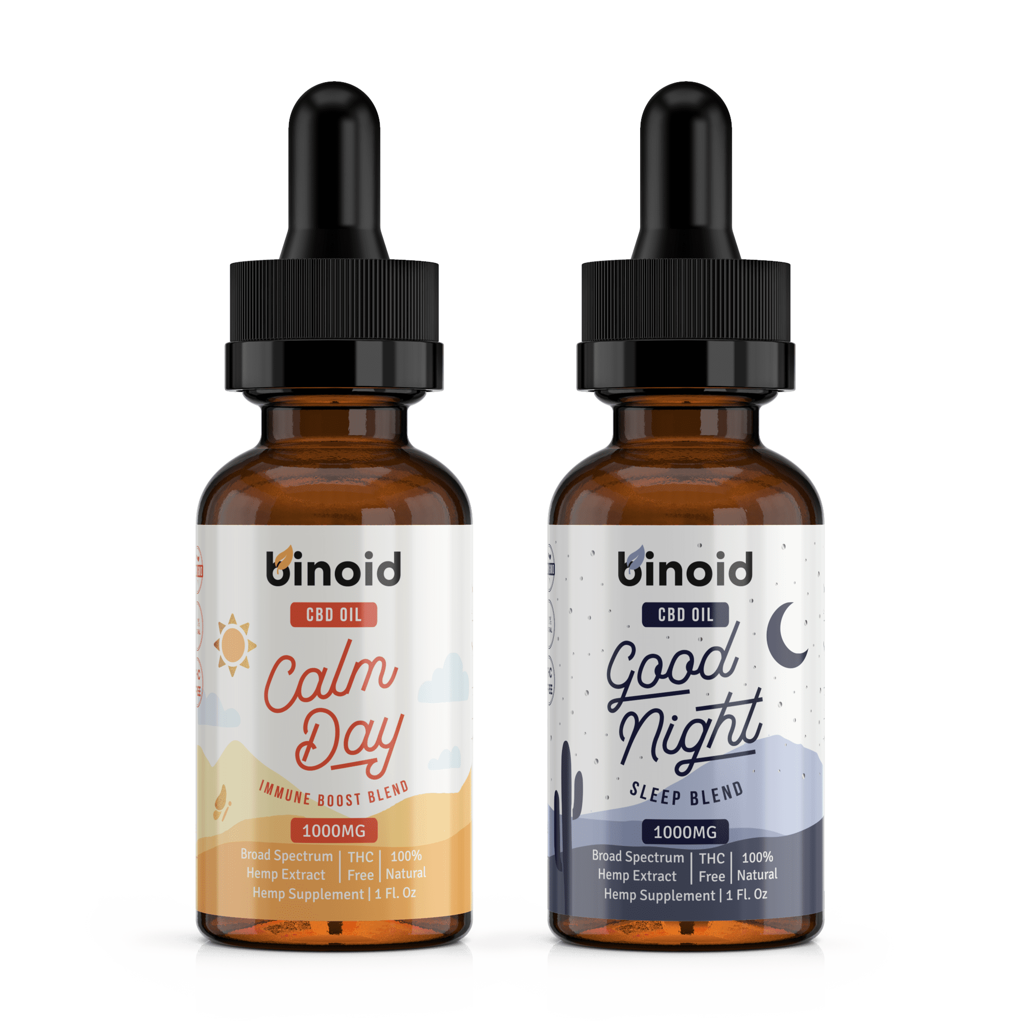 Binoid CBD Oil – Day & Night Bundle