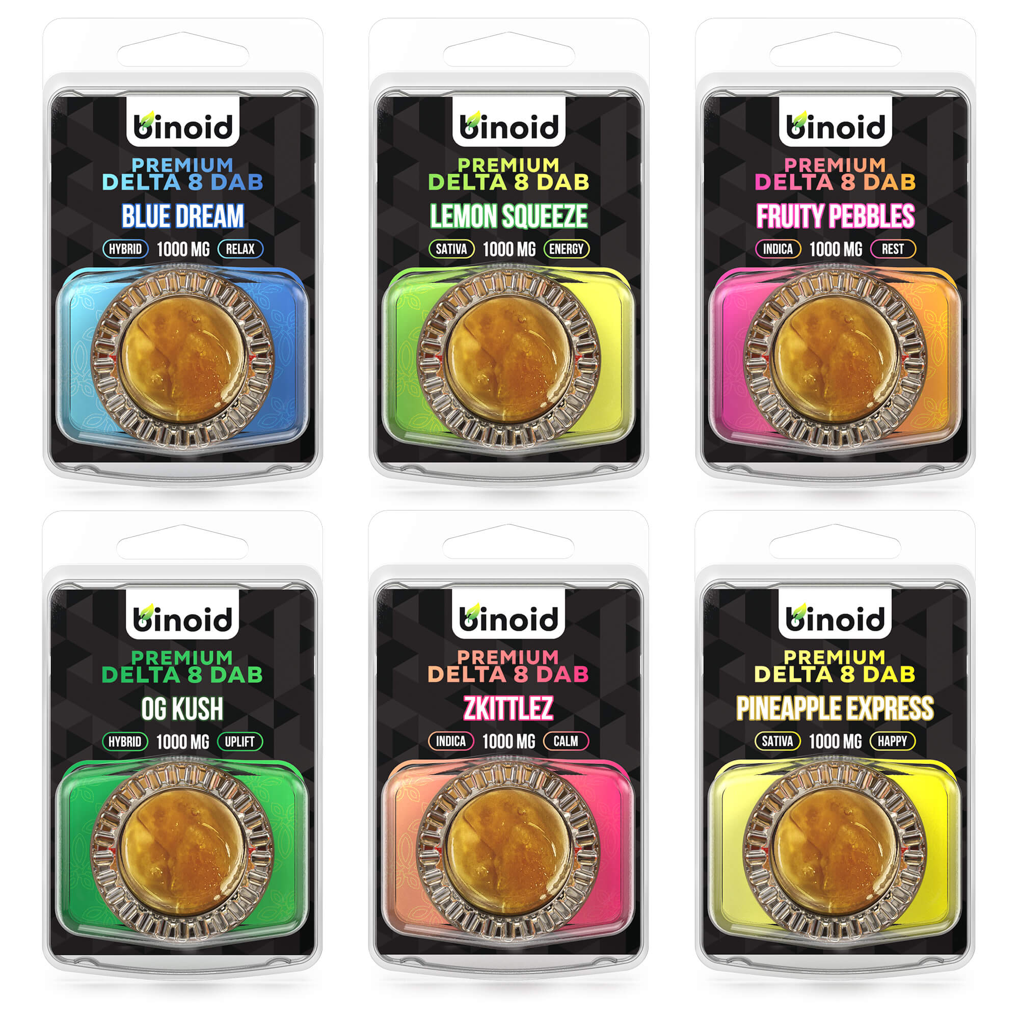 Binoid Delta 8 THC Wax Dabs – Bundle