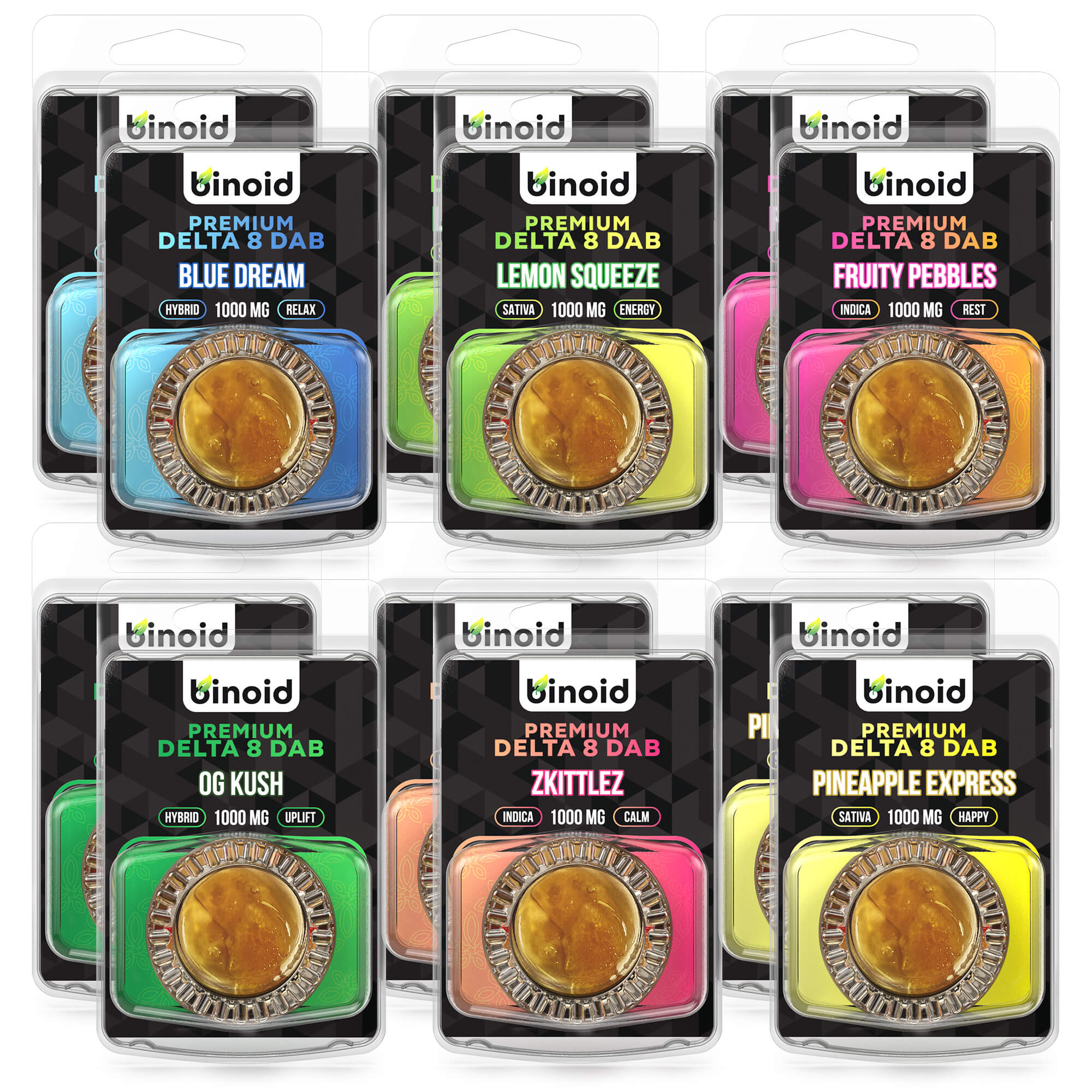 Binoid Delta 8 THC Wax Dabs – Bundle
