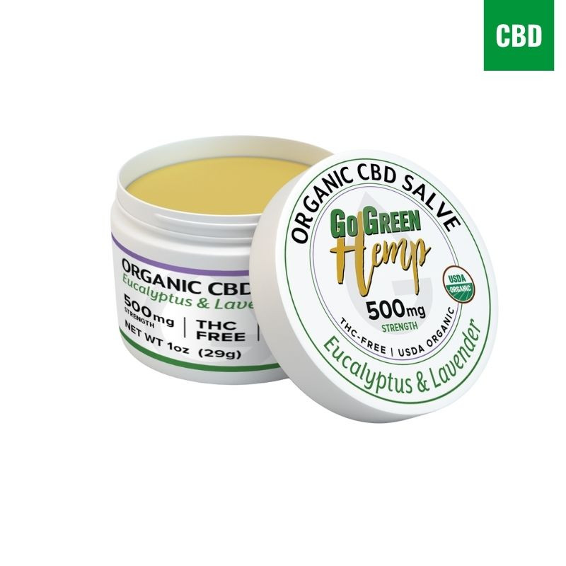 CBD Balm Salve | USDA Organic | 500mg-4000mg | THC-Free