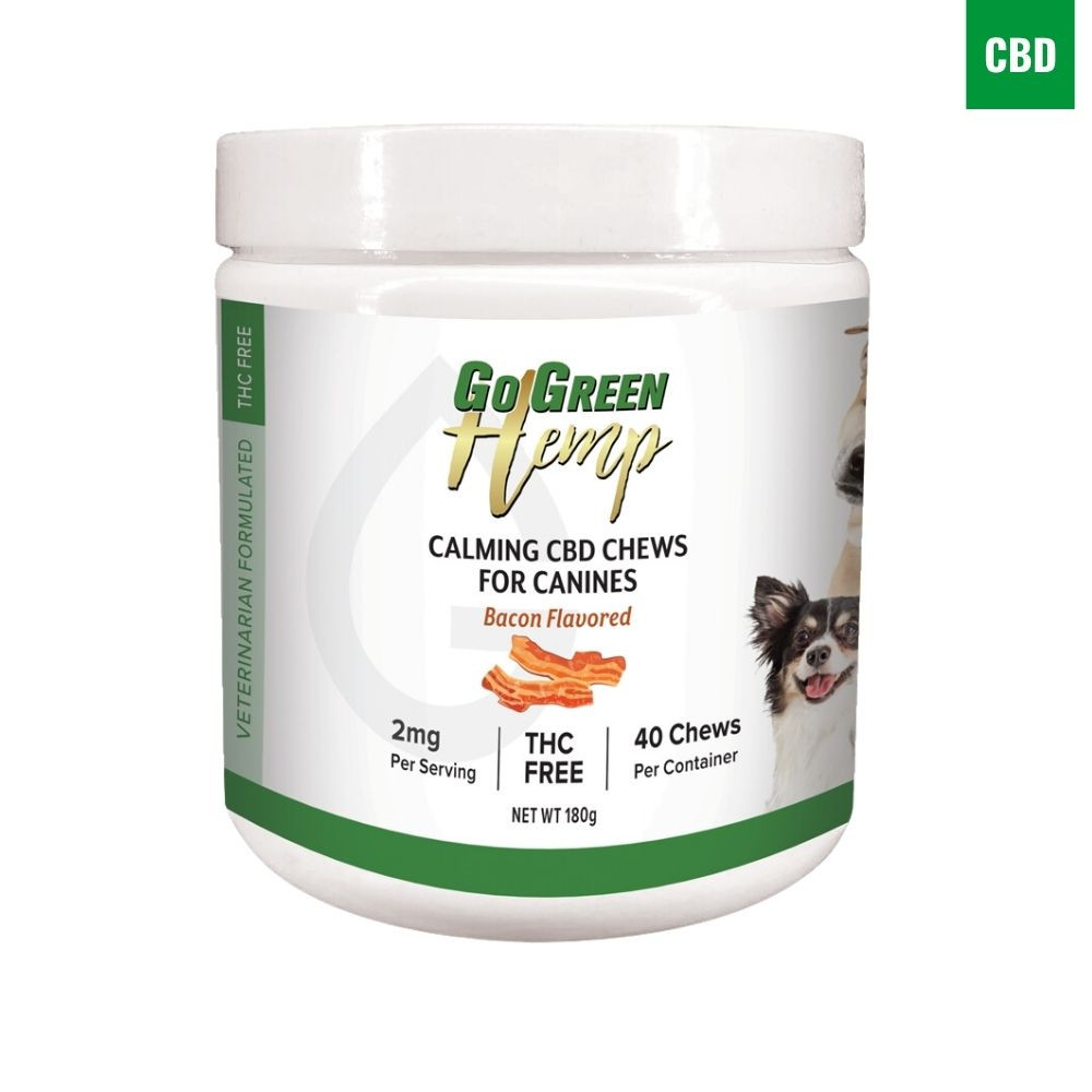 CBD Dog Treats | Vet Formulated Calming Chews | THC-Free