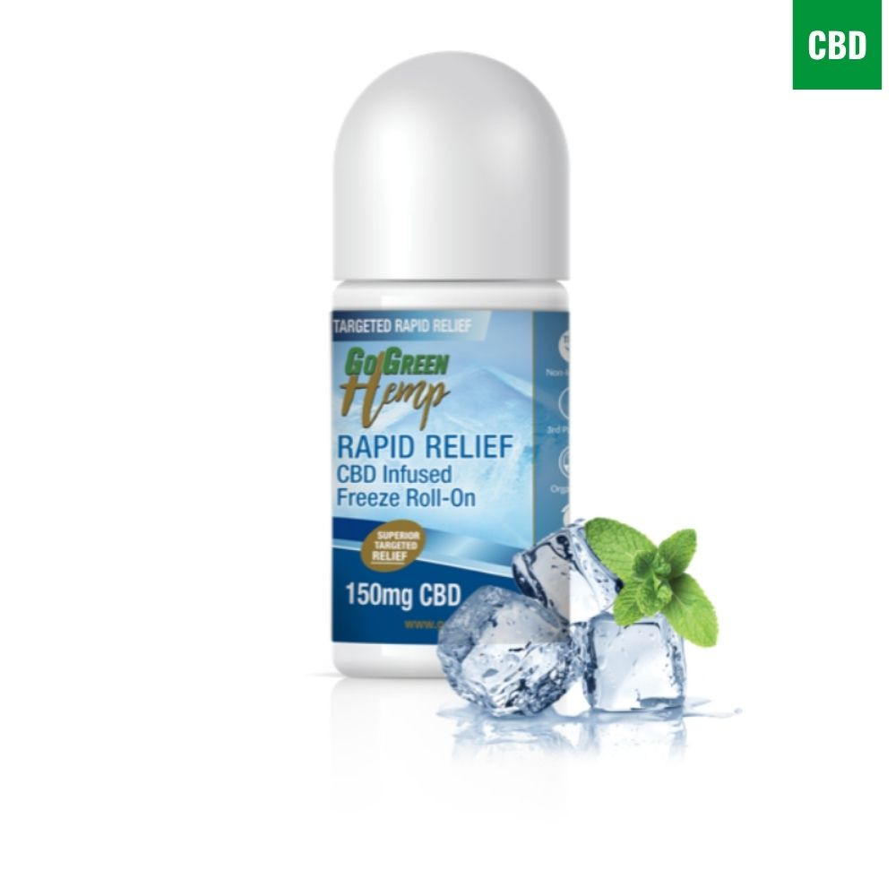 CBD Freeze Roll-On 150mg | Cooling Menthol | THC-Free