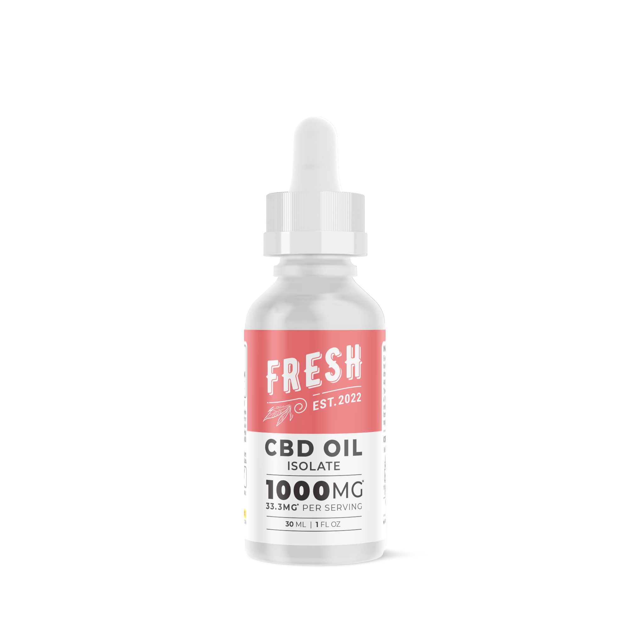 CBD Isolate Oil – 1,000mg – Fresh