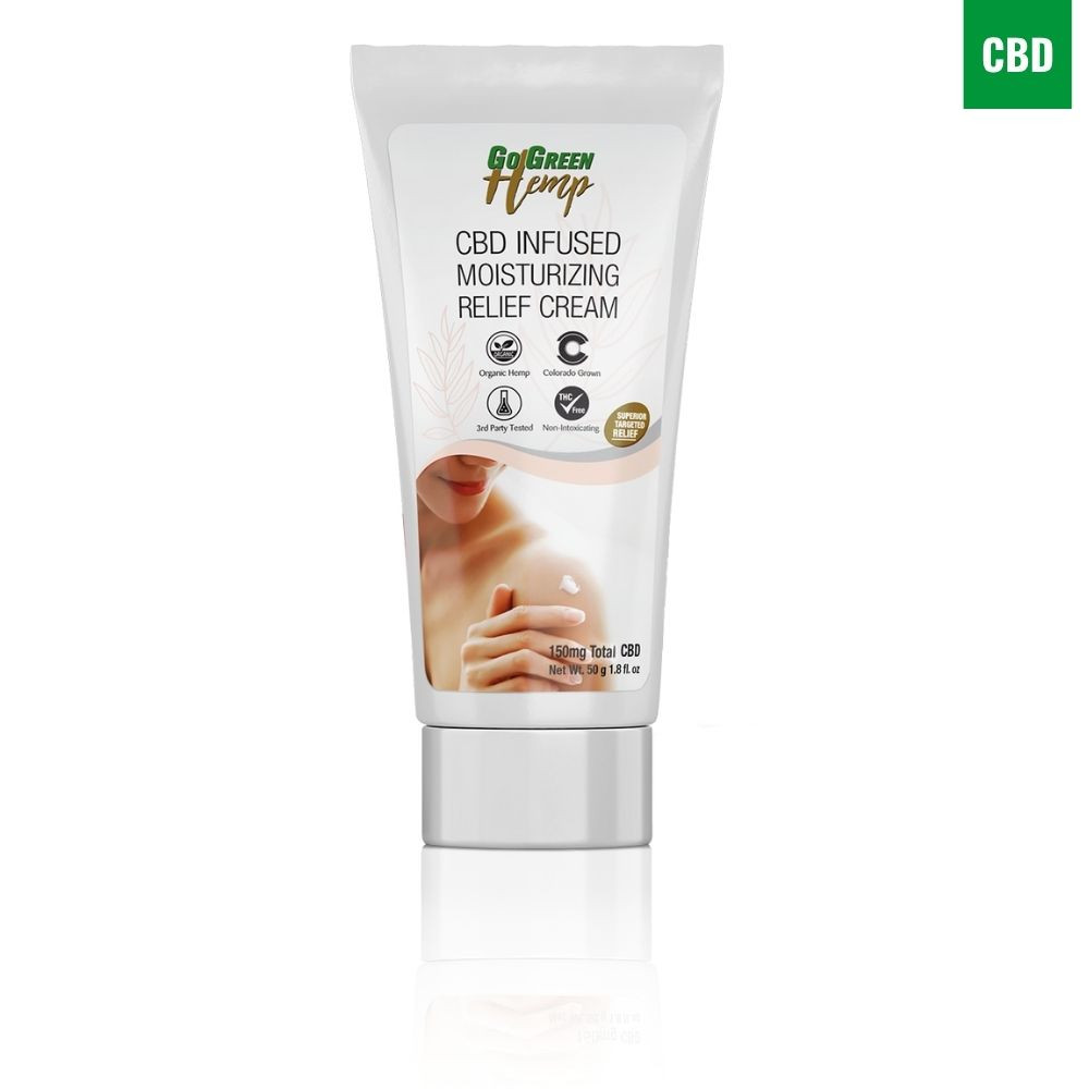 CBD Moisturizing Cream 150mg | Collagen & Shea Butter | THC-Free