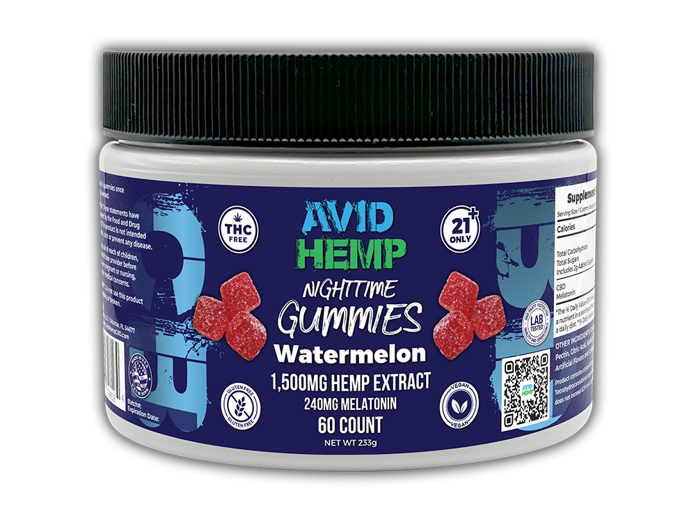 CBD NightTime Gummies 1500mg 60ct