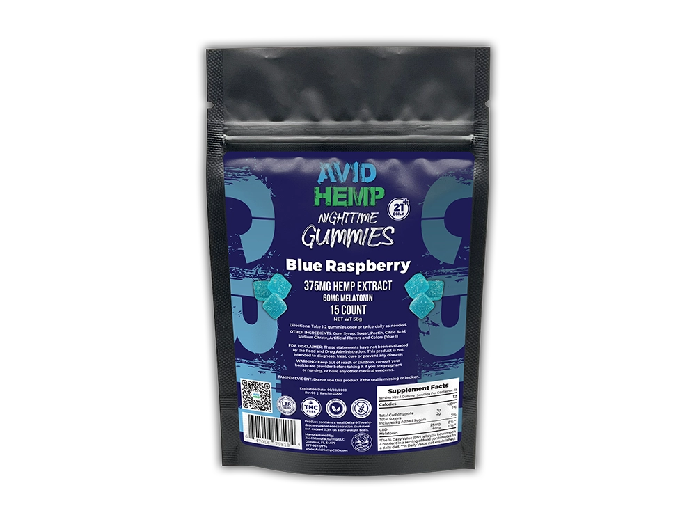 CBD NightTime Gummies 375mg 15ct
