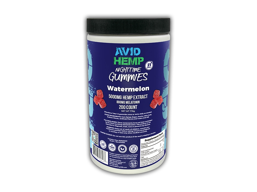 CBD NightTime Gummies 5000mg 200ct