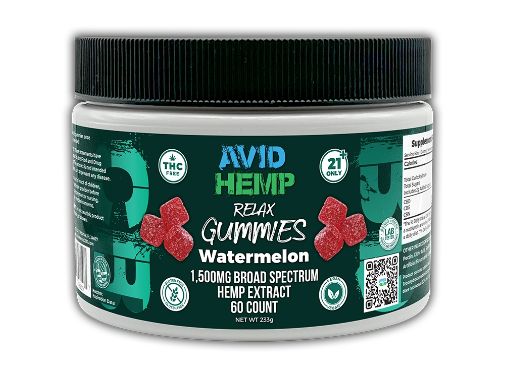 CBD Relax Gummies 1500mg 60ct