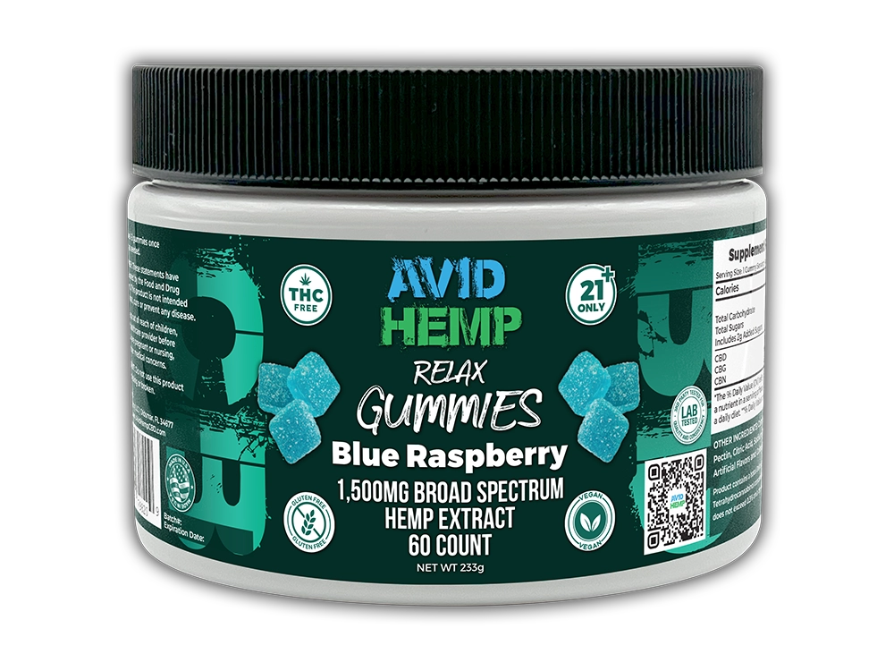 CBD Relax Gummies 1500mg 60ct