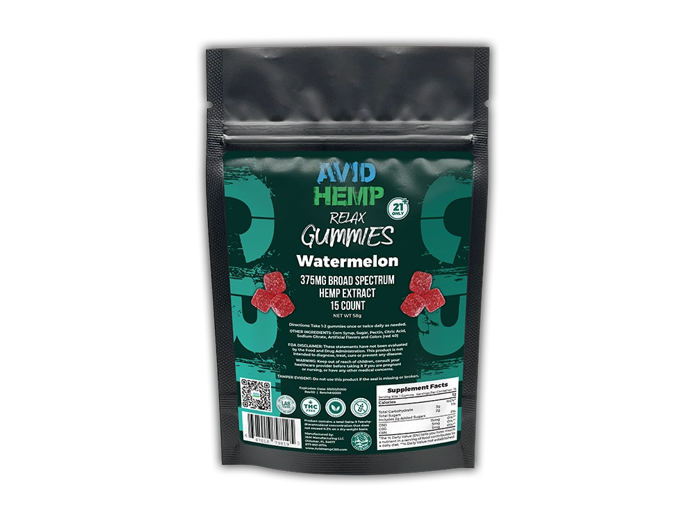 CBD Relax Gummies 375mg 15ct