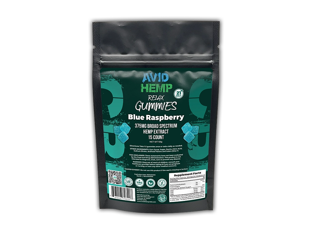 CBD Relax Gummies 375mg 15ct