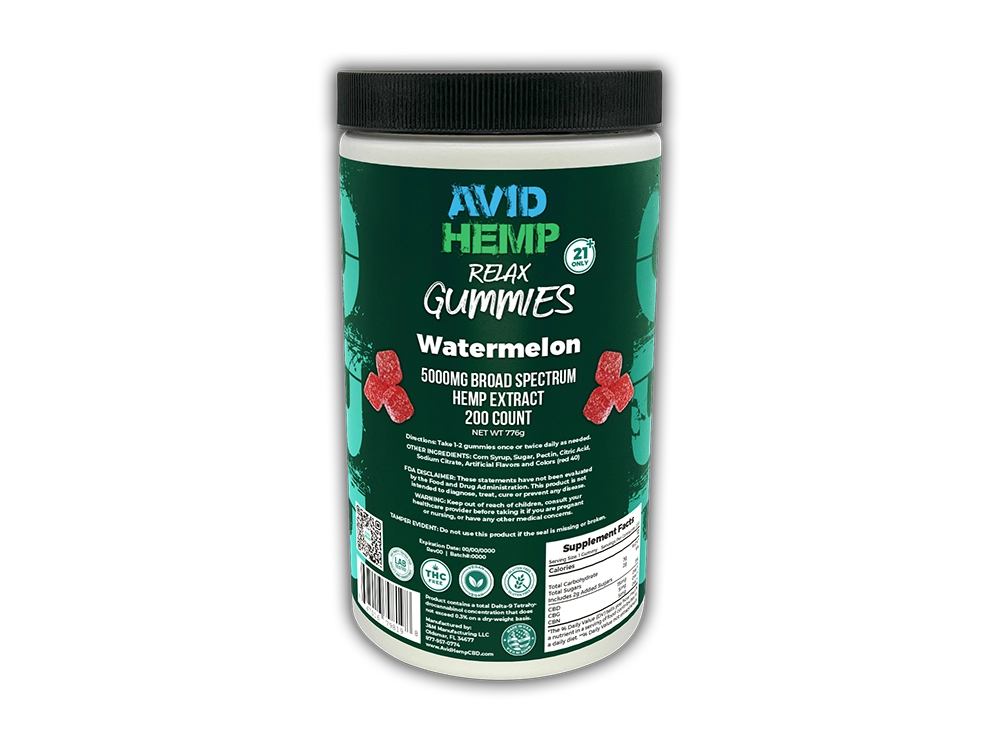 CBD Relax Gummies 5000mg 200ct
