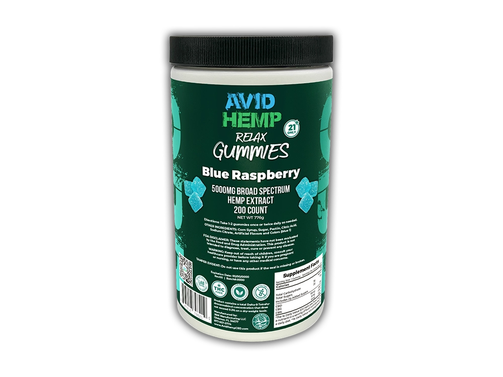 CBD Relax Gummies 5000mg 200ct