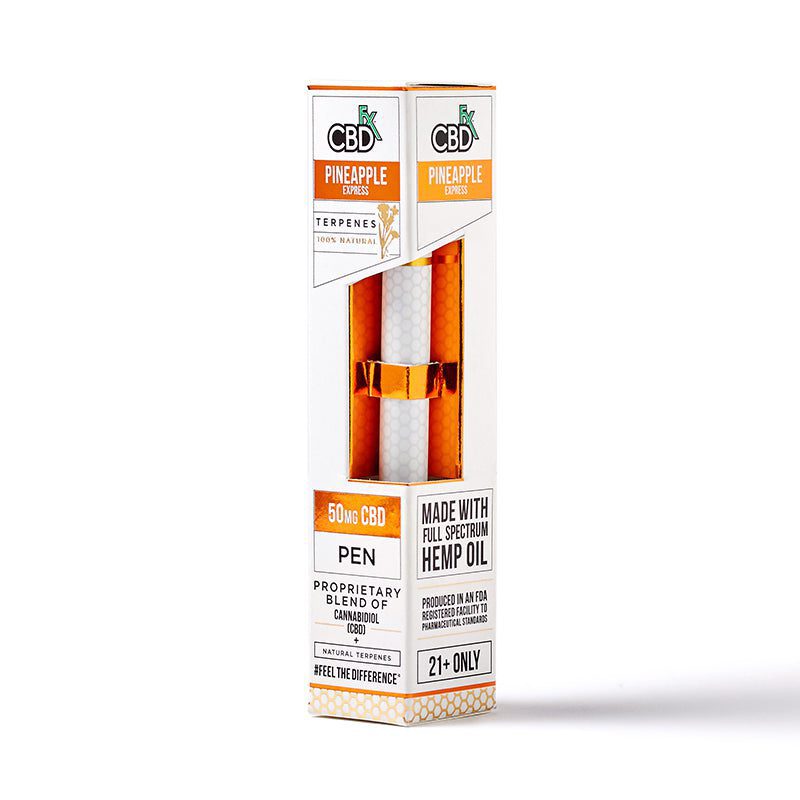 CBDfx Pineapple Express CBD Terpenes Vape Pen 50mg (No Longer Selling)
