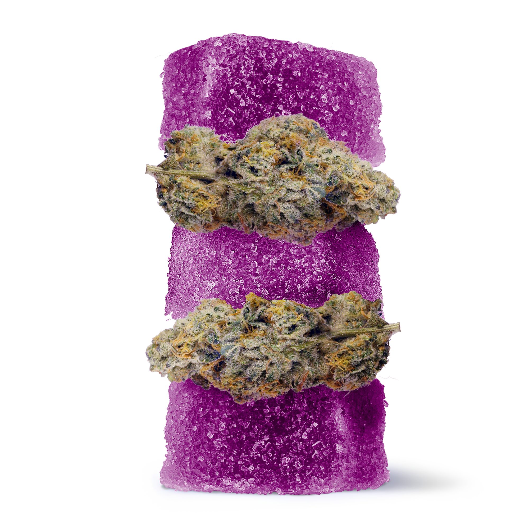 Delta 8 + Live Resin Gummies – 150mg – Wedding Cake – Hybrid (4,500mg)
