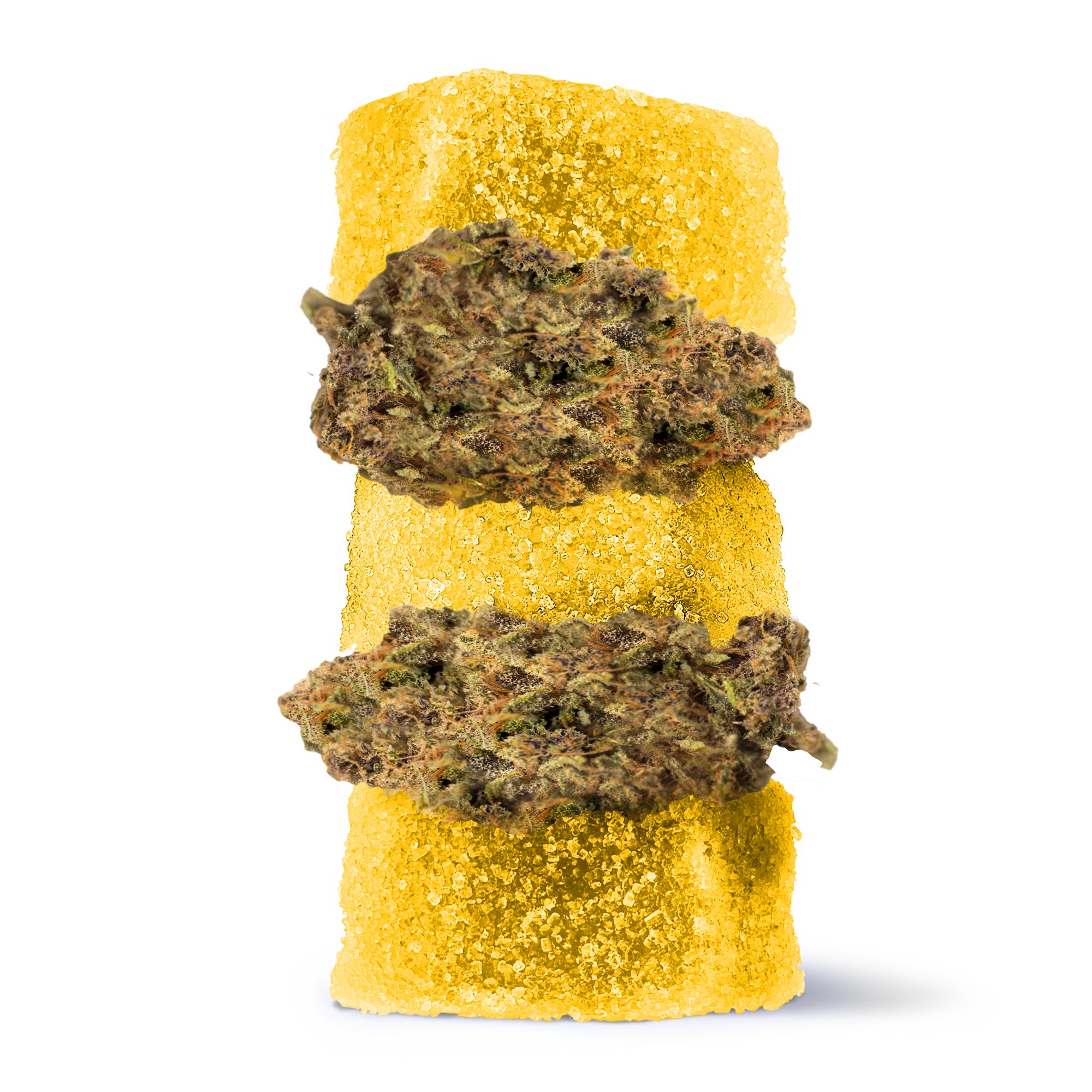 Delta 8 + Live Resin Gummies – 50mg – Super Lemon Haze – Sativa (1,500mg)