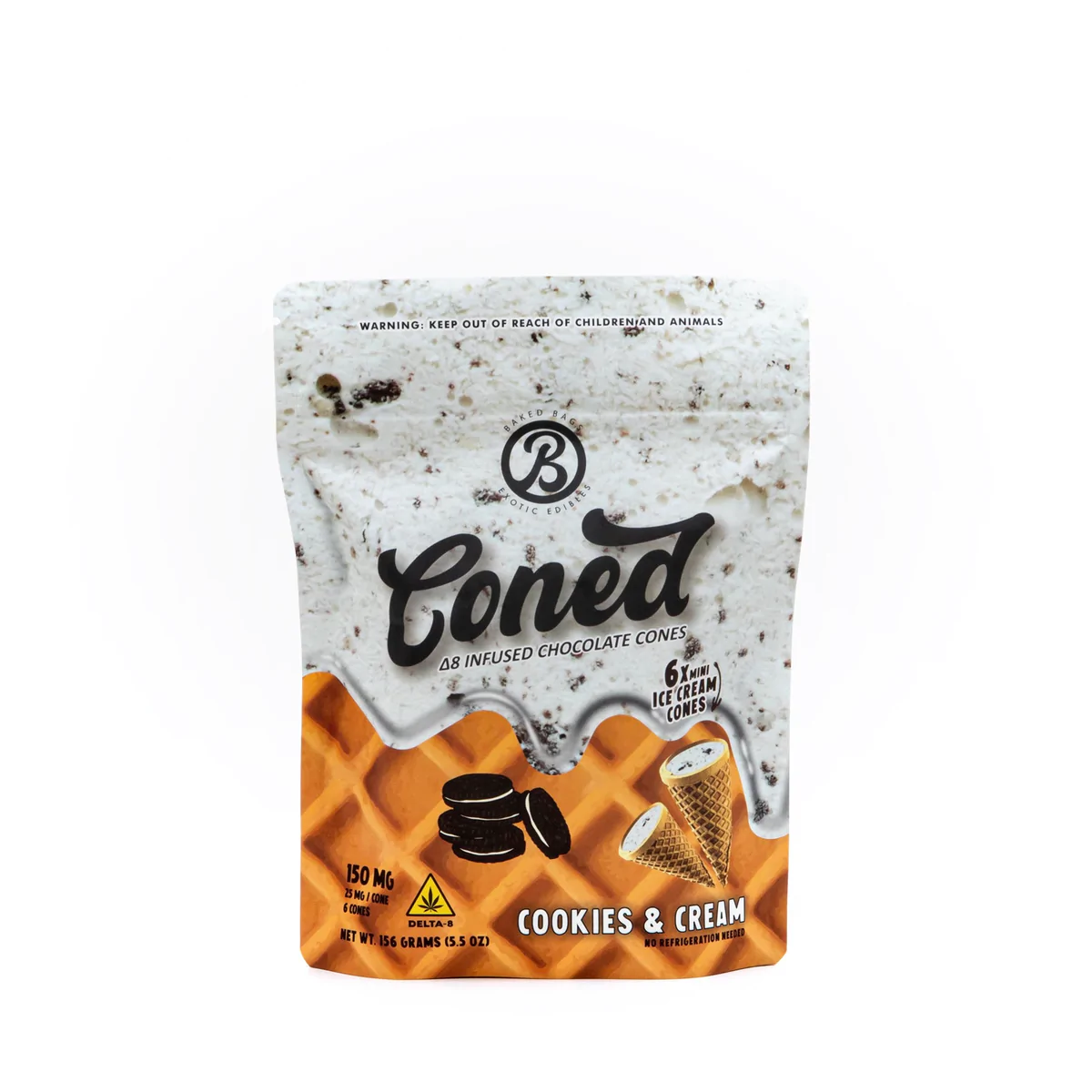 Delta 8 THC Chocolate Cones – 150mg