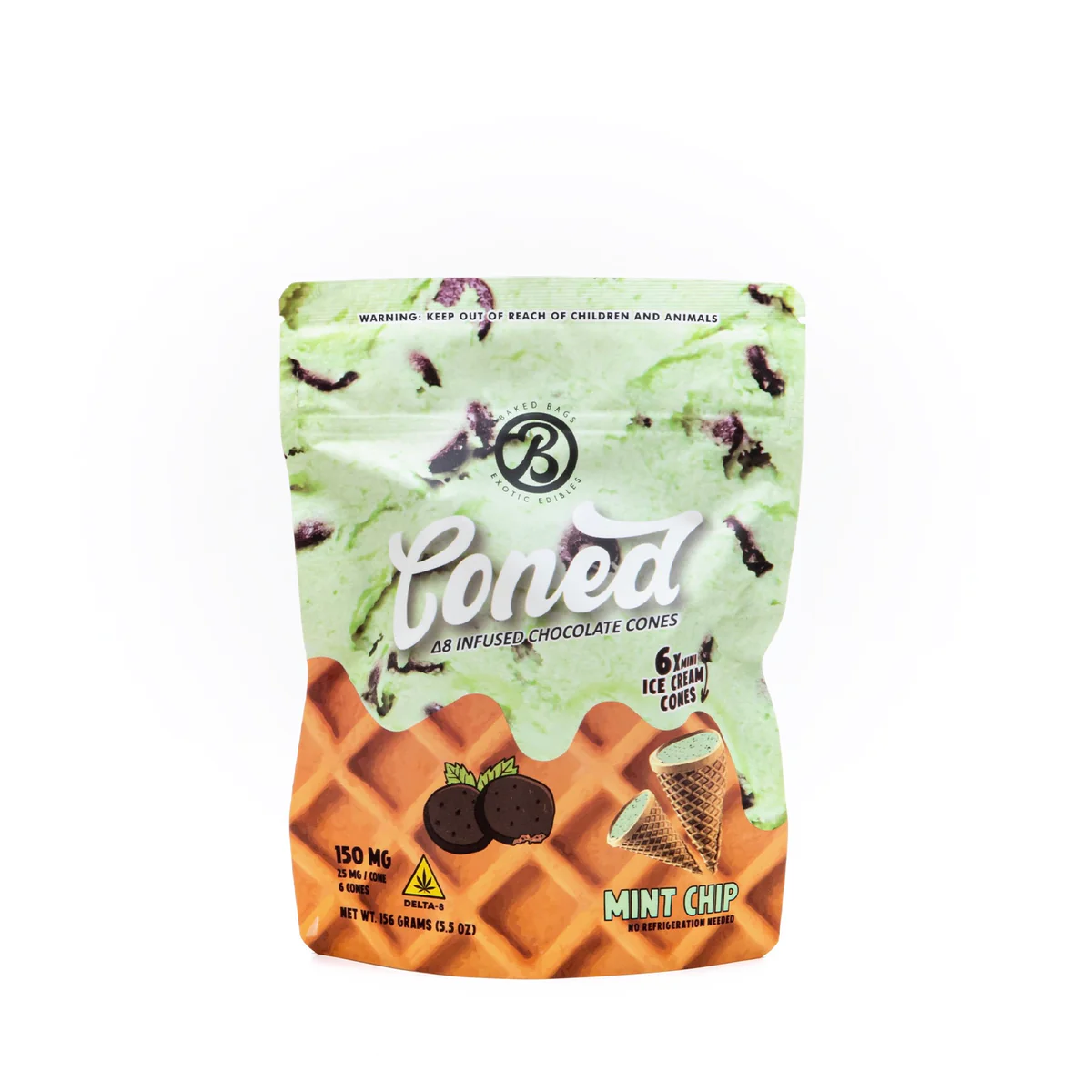 Delta 8 THC Chocolate Cones – 150mg