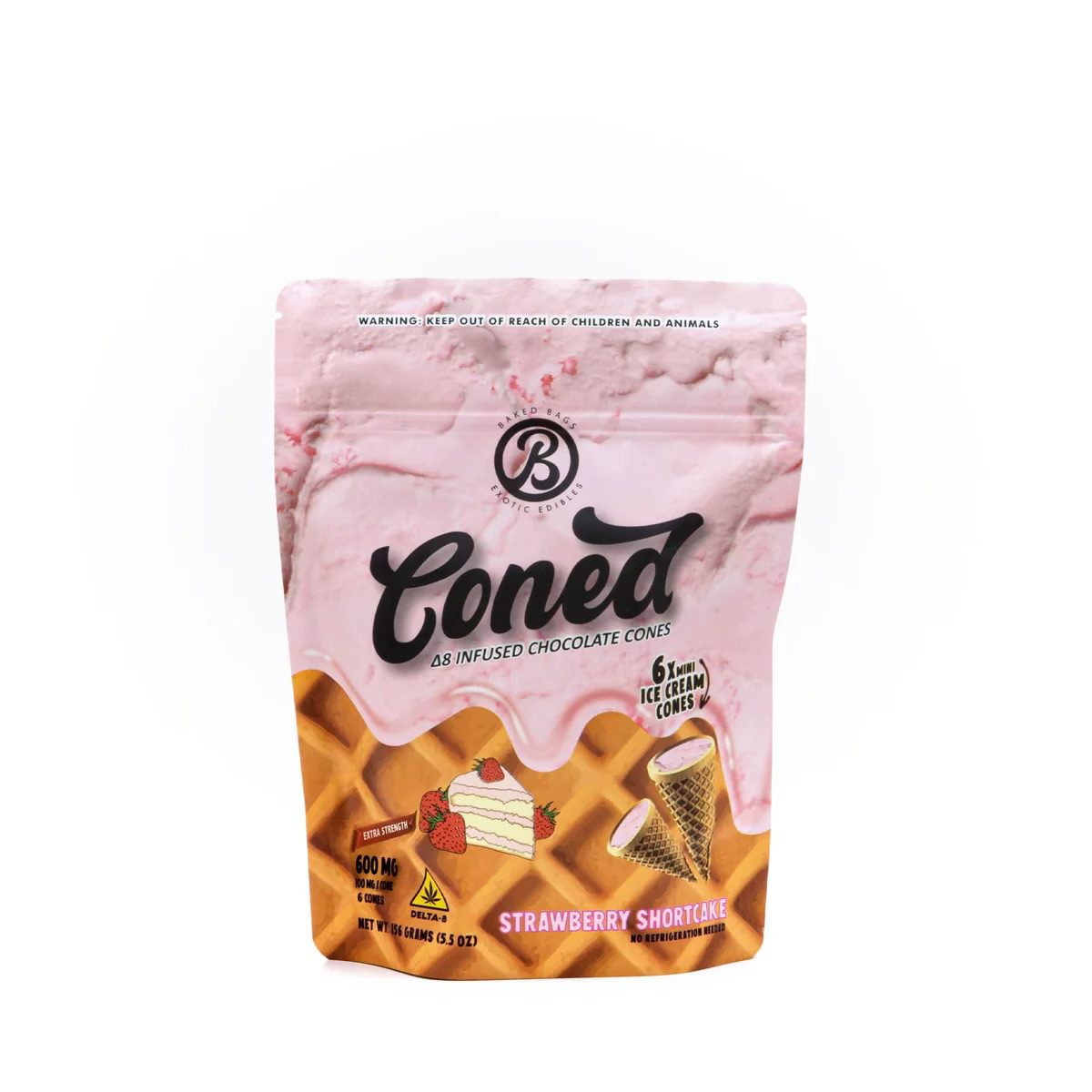 Delta 8 THC Chocolate Cones – 600mg