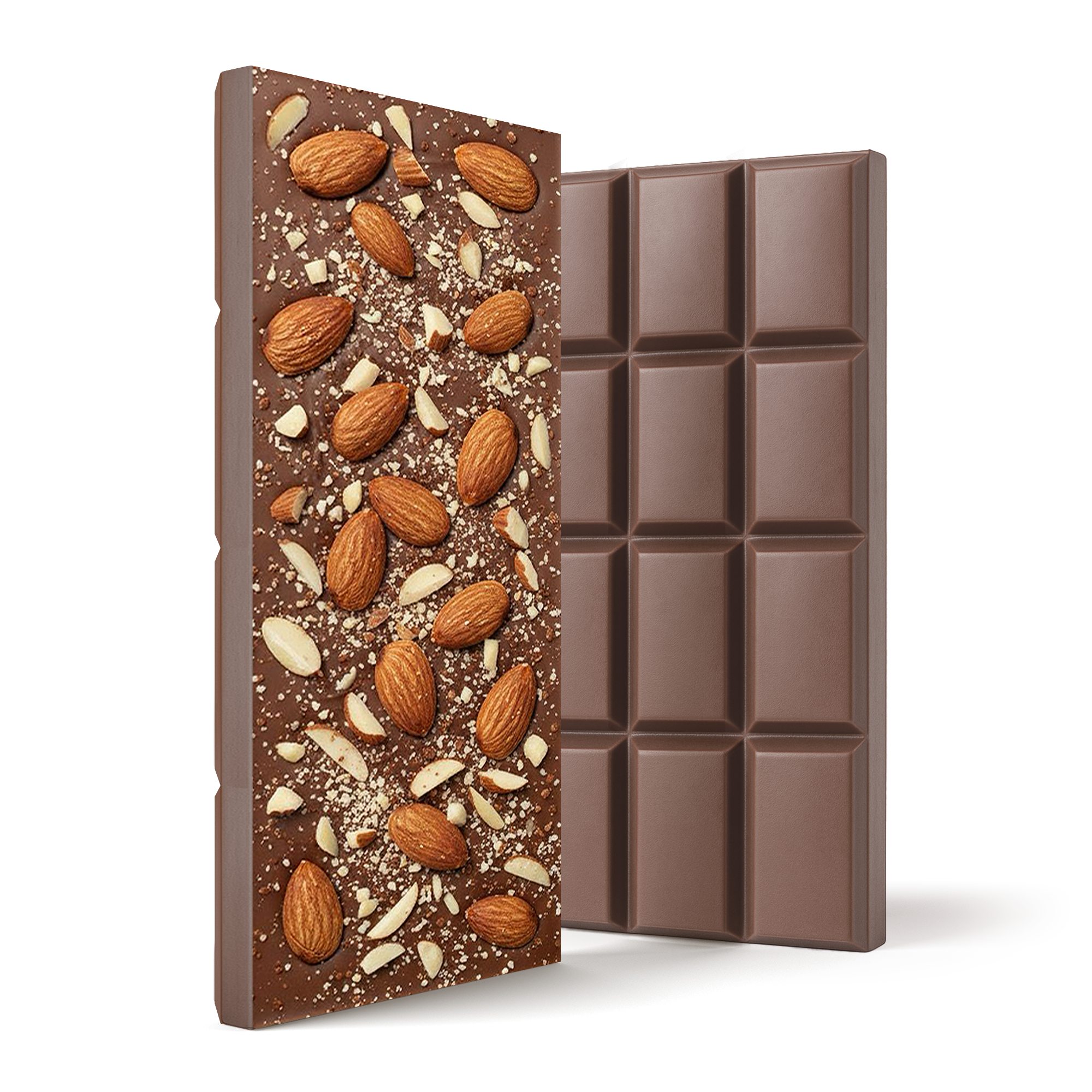 Delta 8 THC Milk Chocolate & Almonds Bar – 600mg – Chill Plus