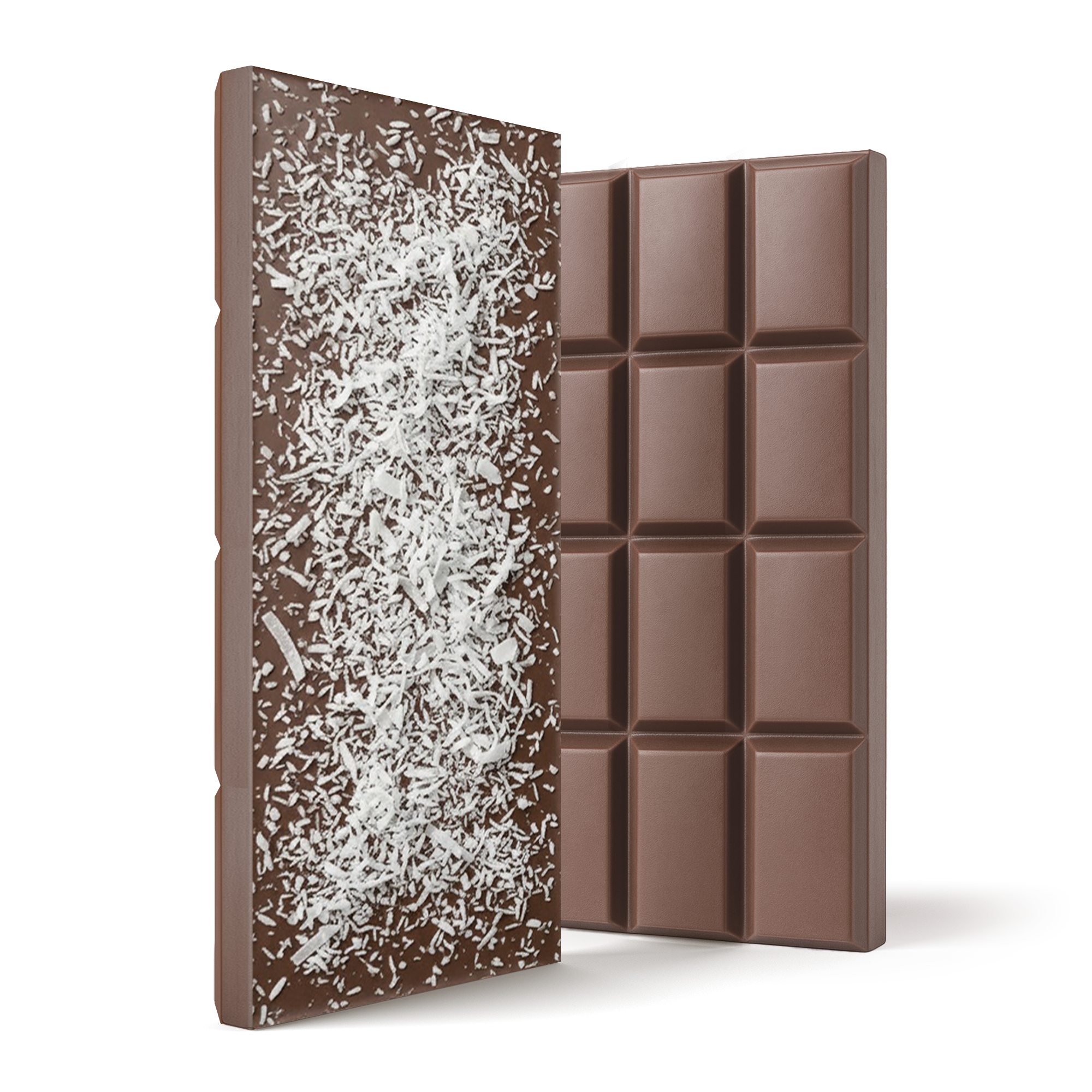 Delta 8 THC Milk Chocolate & Coconut Flakes Bar – 600mg – Chill Plus