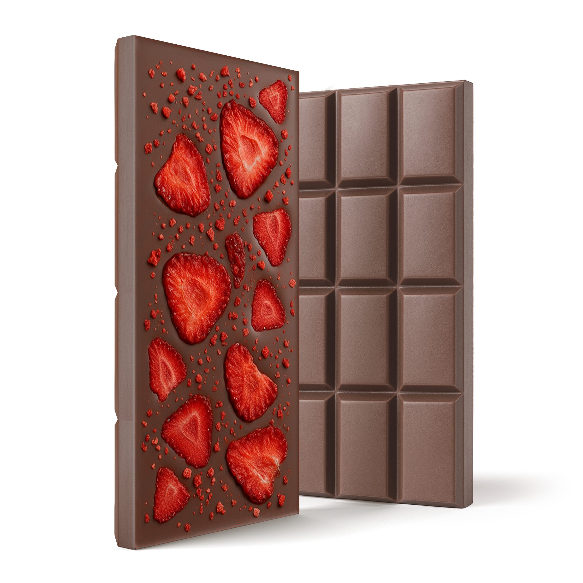 Delta 8 THC Milk Chocolate & Strawberries Bar – 600mg – Chill Plus