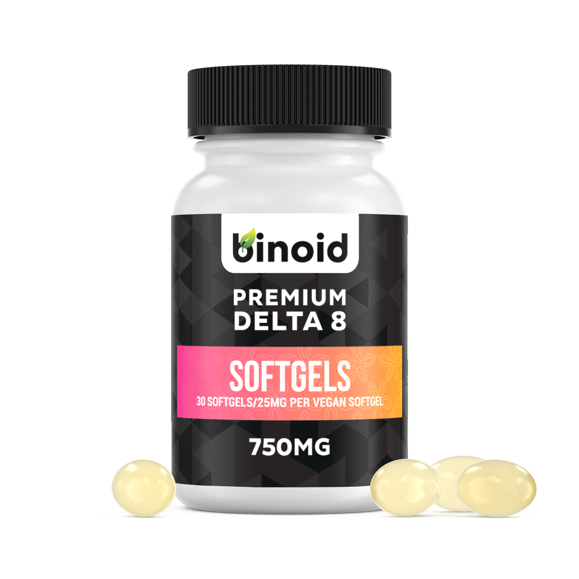 Delta 8 THC Softgel Capsules (300mg, 750mg)