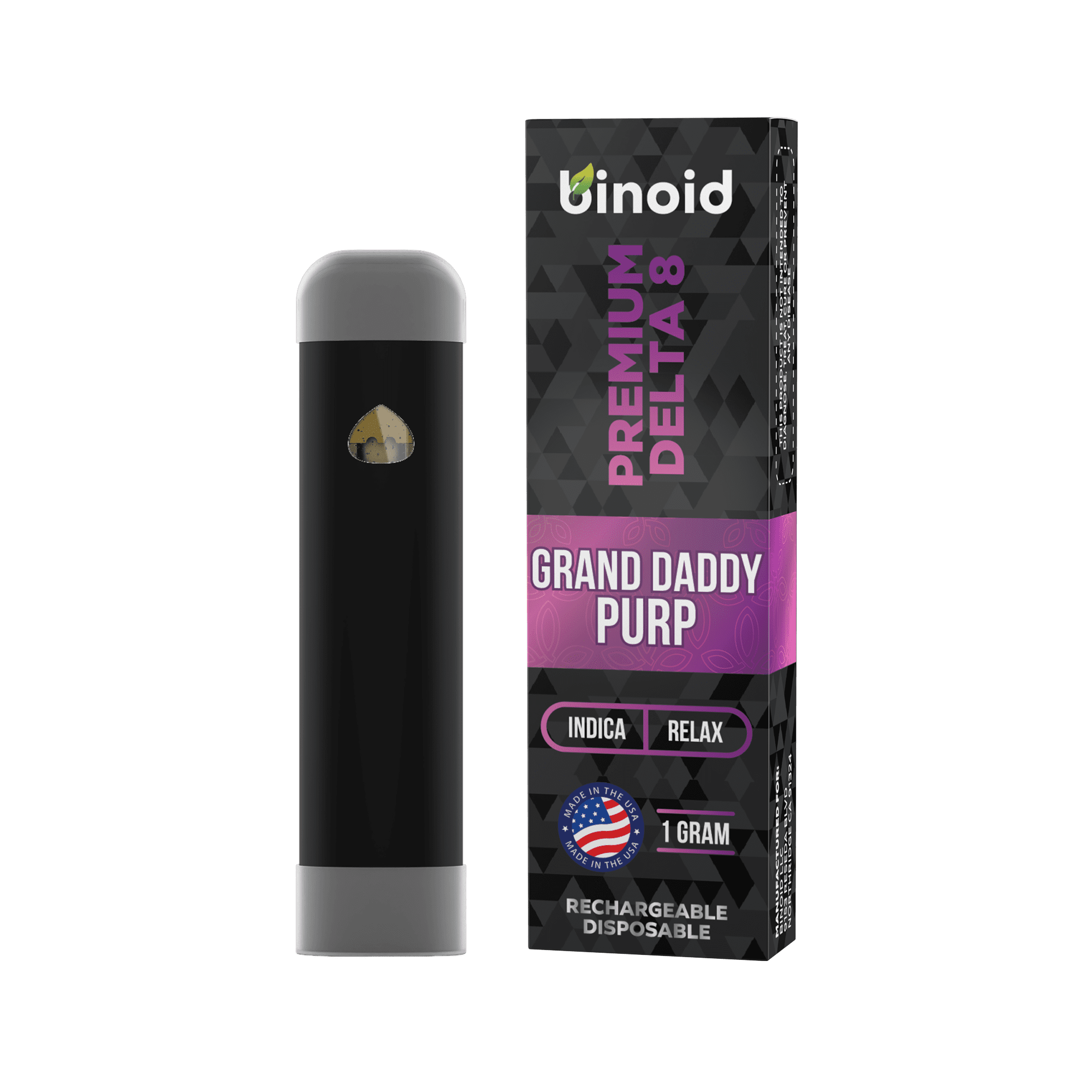 Delta 8 THC Vape Cartridge – Grand Daddy Purp