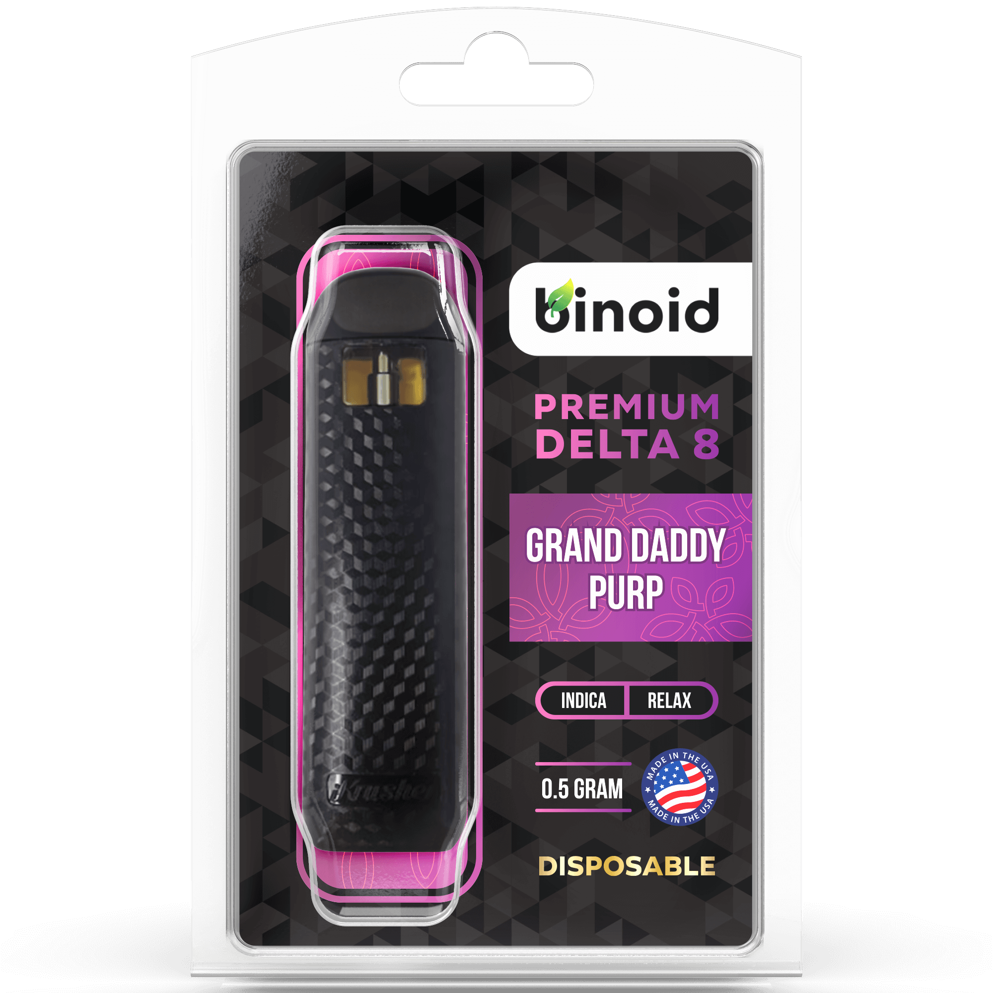 Delta 8 THC Vape Cartridge – Grand Daddy Purp