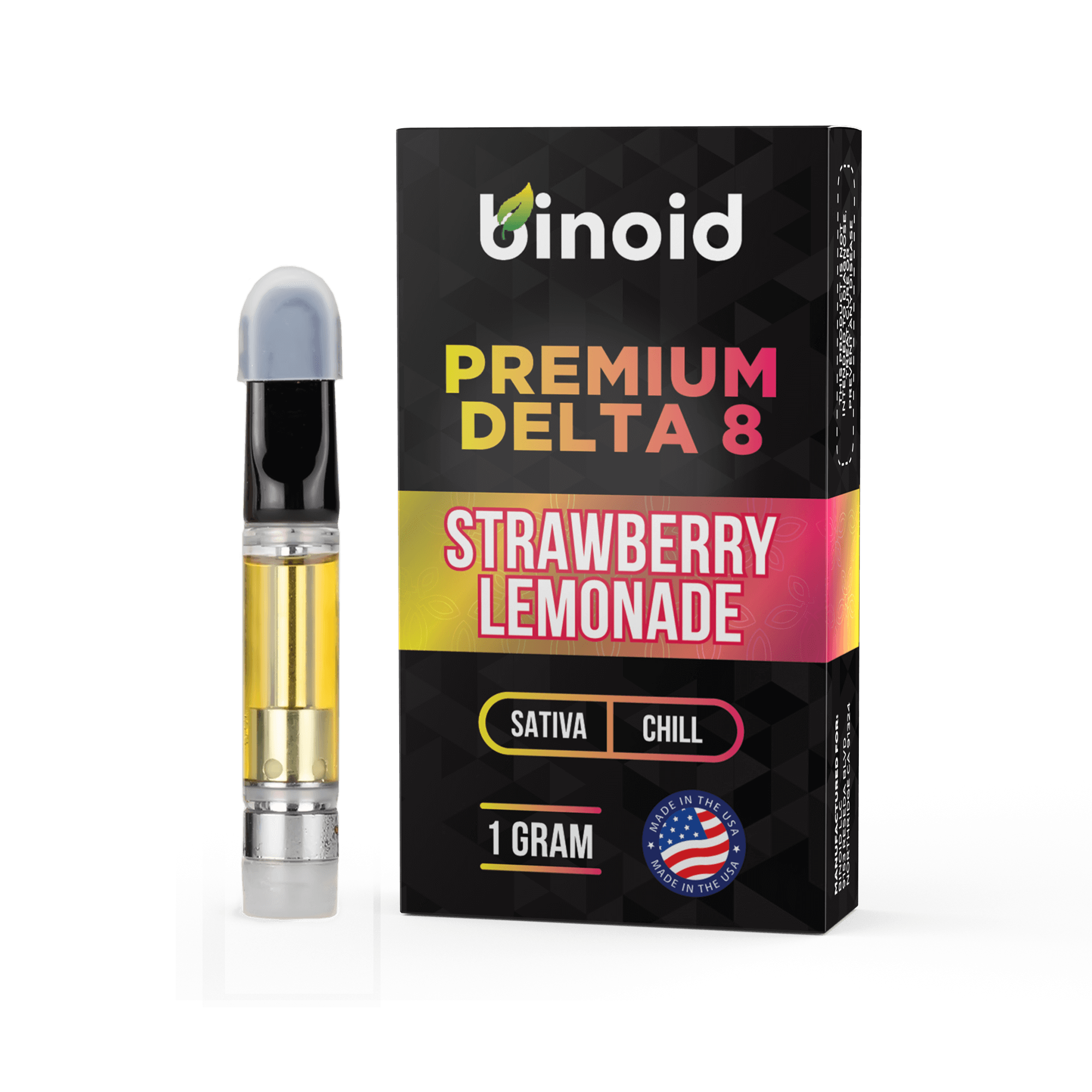 Delta 8 THC Vape Cartridge – Strawberry Lemonade