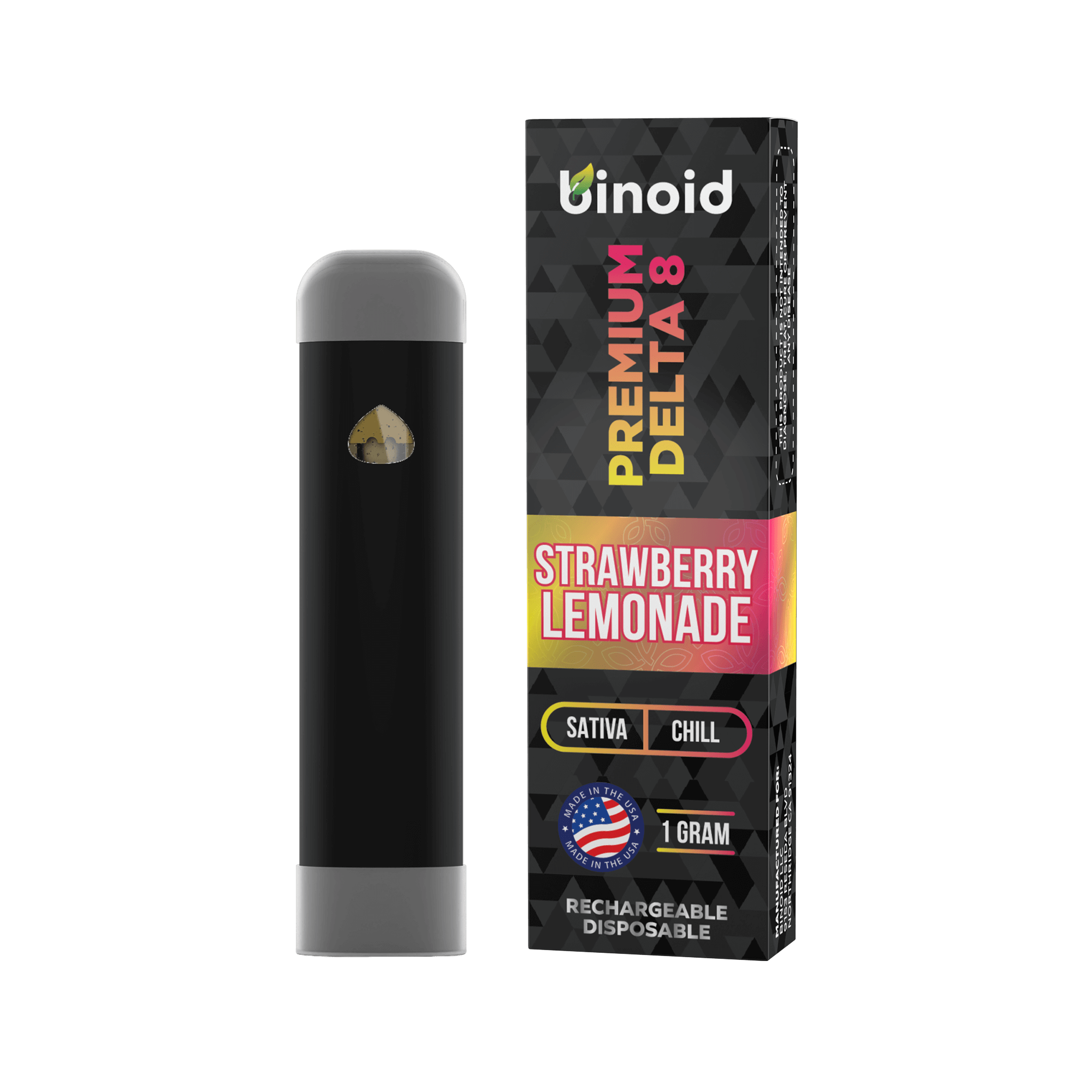Delta 8 THC Vape Cartridge – Strawberry Lemonade