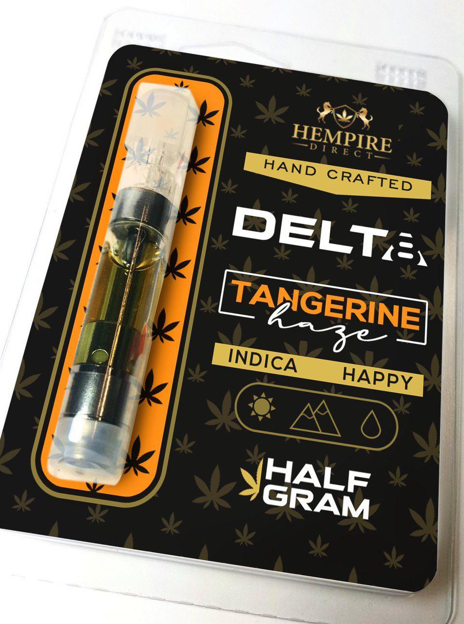 Delta 8 THC Vape Cartridge – Tangerine Haze – Hempire Direct