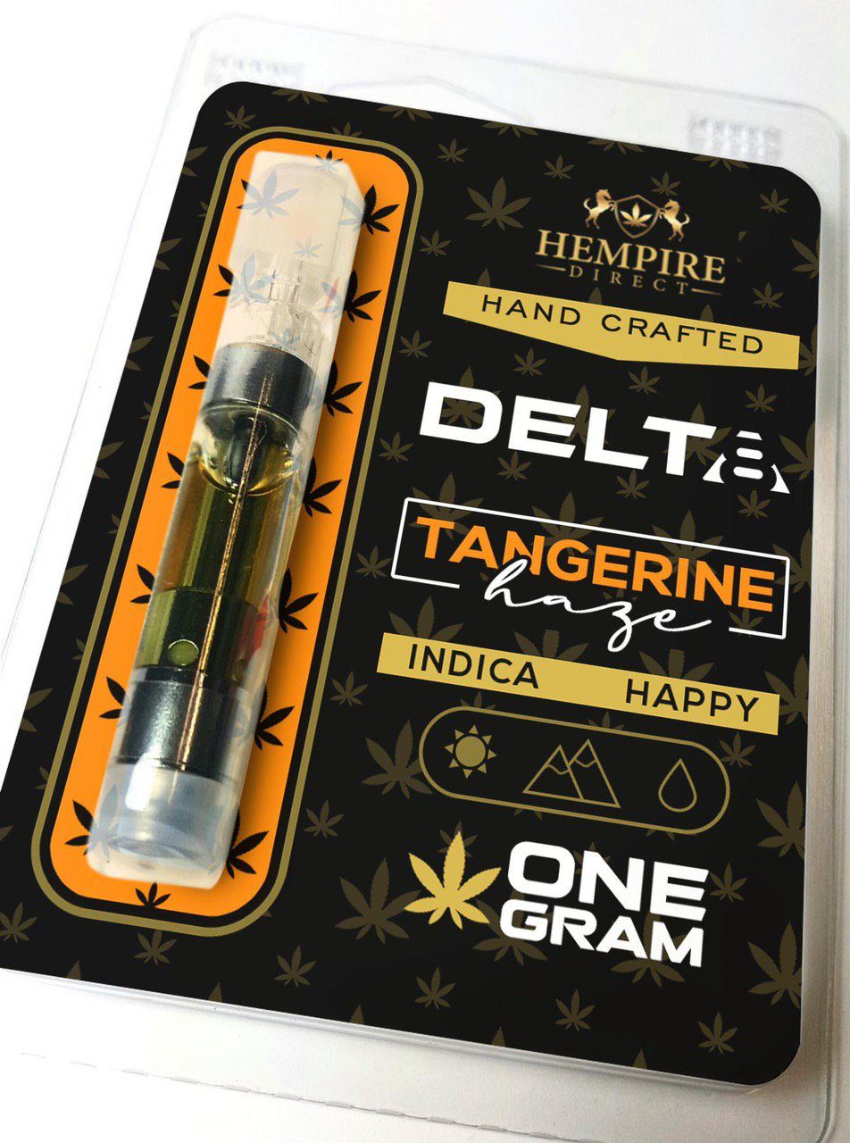 Delta 8 THC Vape Cartridge – Tangerine Haze – Hempire Direct