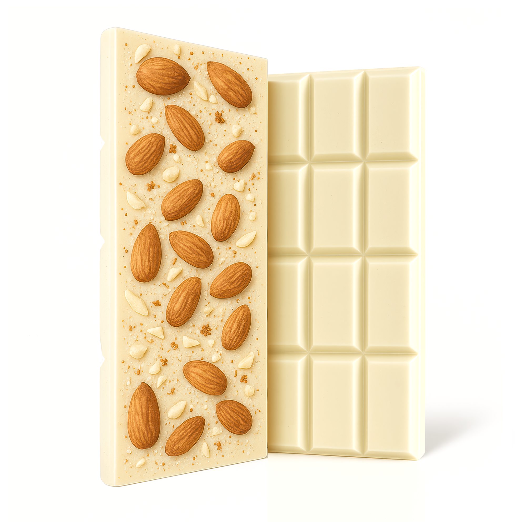 Delta 8 THC White Chocolate & Almonds Bar – 600mg – Chill Plus